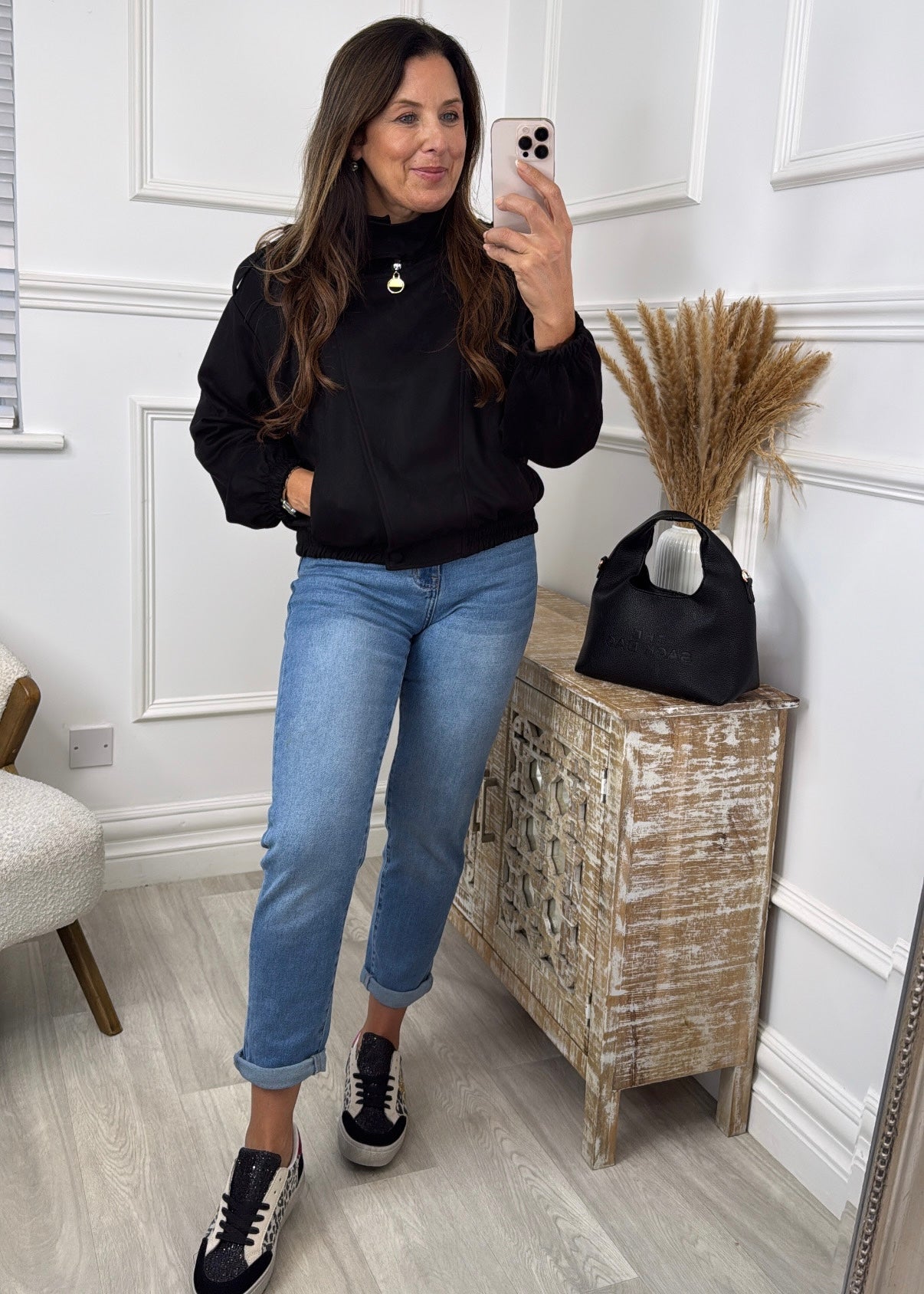 Kerry Black Zip Jacket