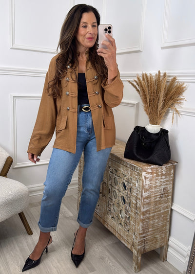 Triona Brown Lightweight Jacket