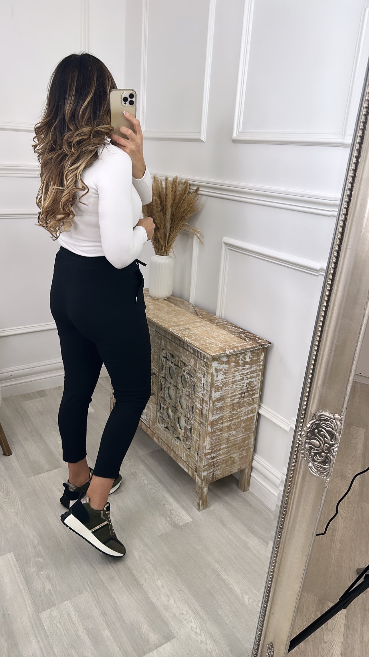 Phoenix Black Stretch Joggers