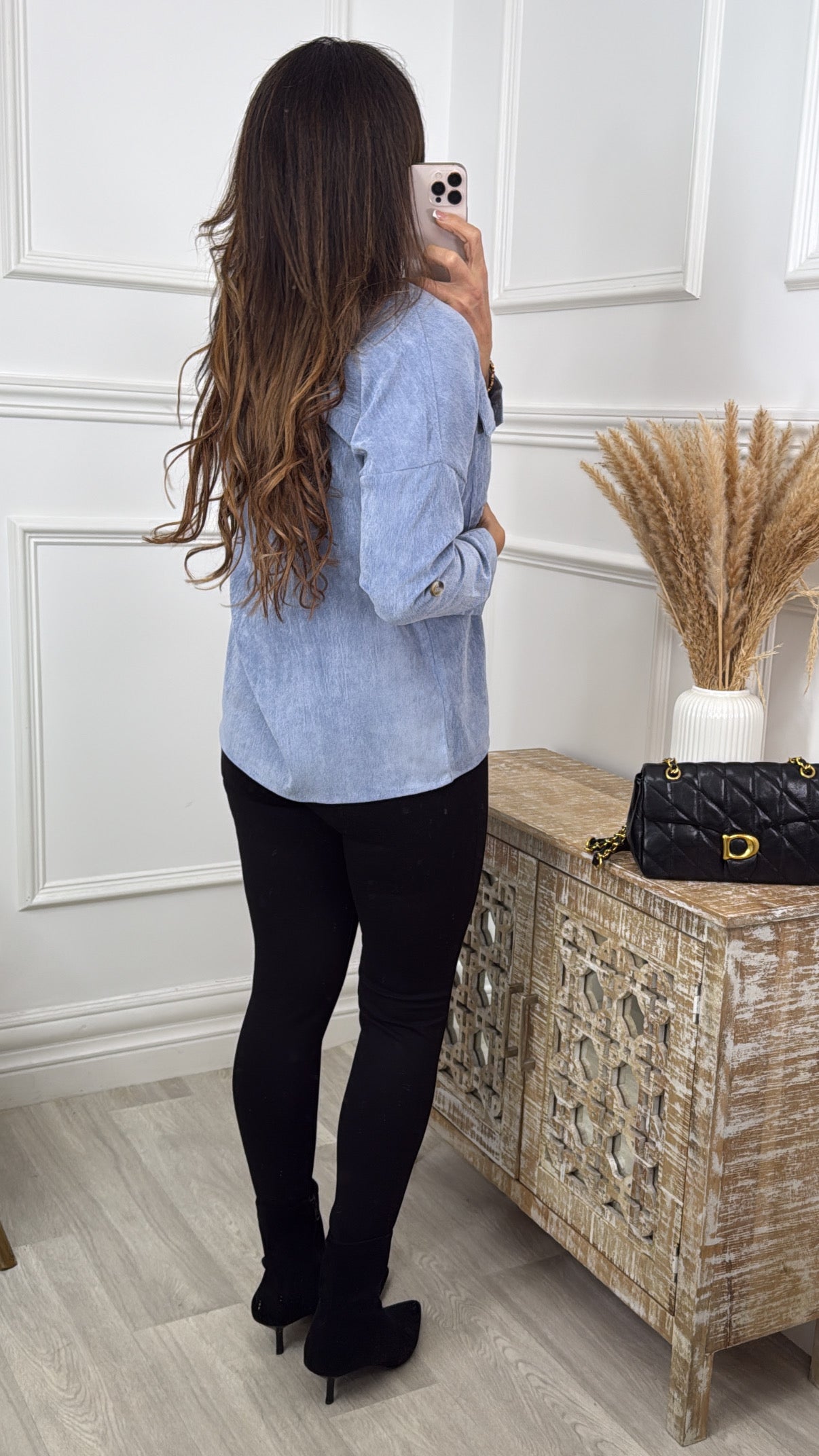 Ronja Blue Pocket Shirt