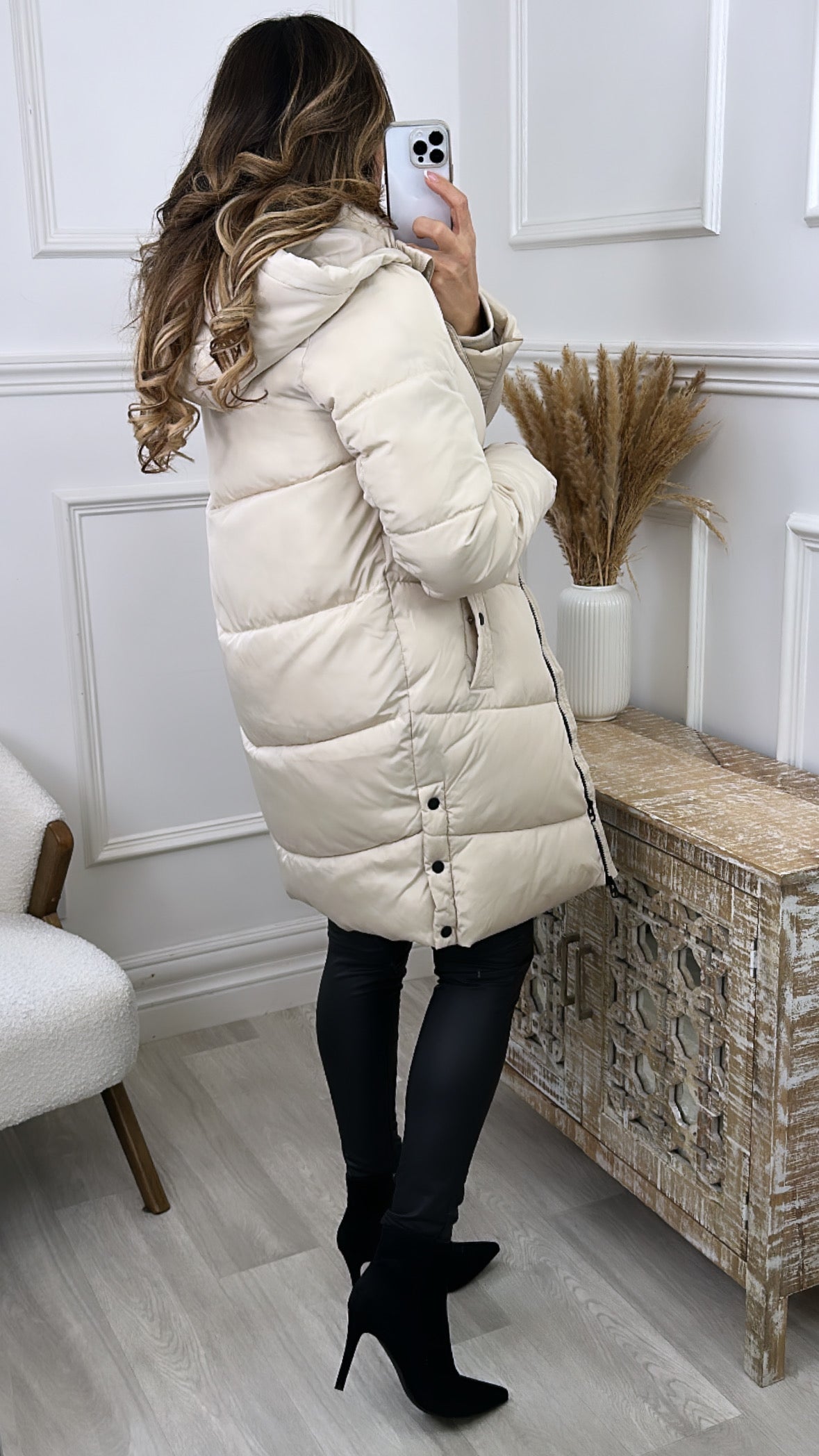 Halsey Oatmeal Puffer Coat