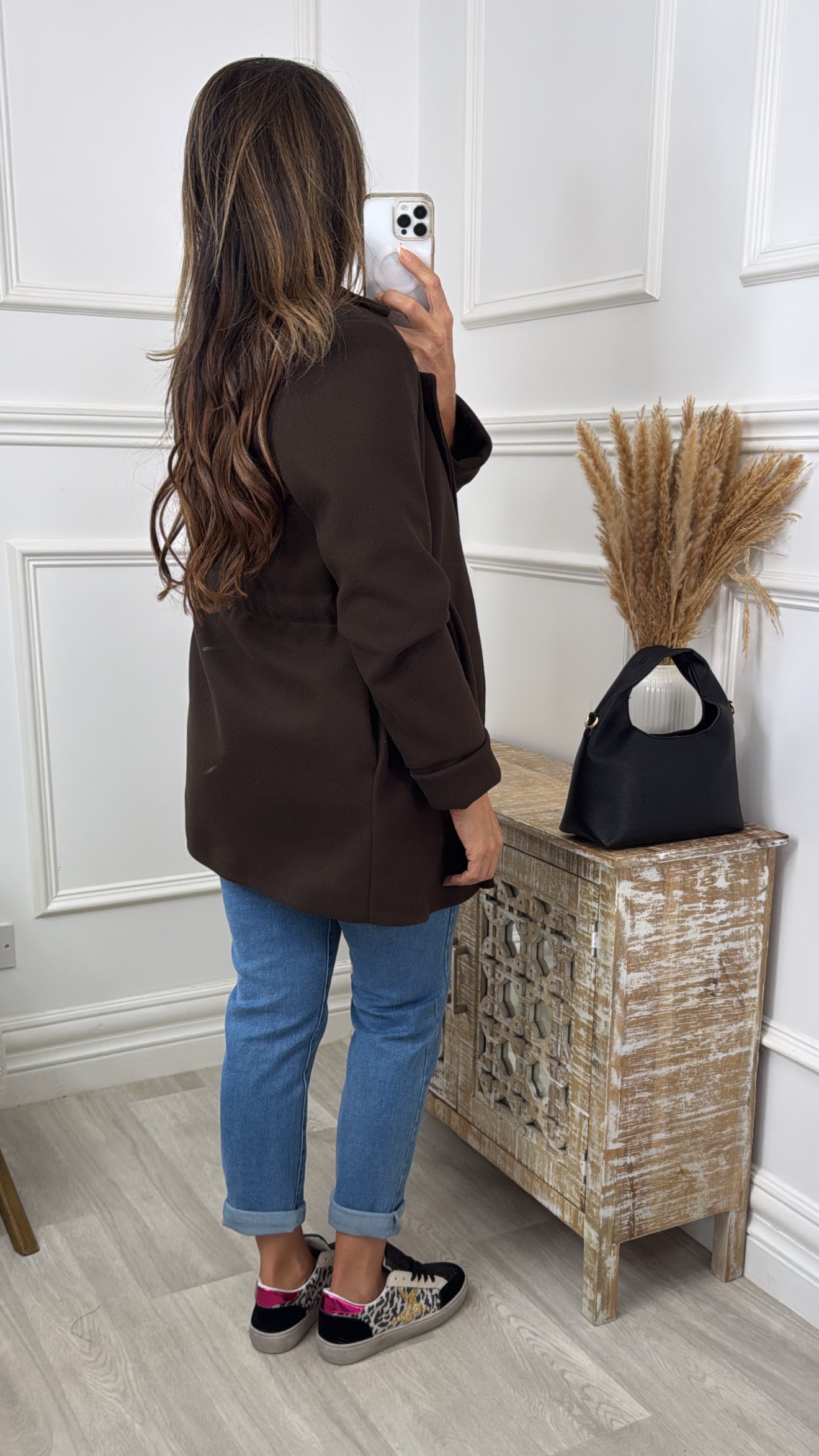 Rosie Brown Belted Jacket