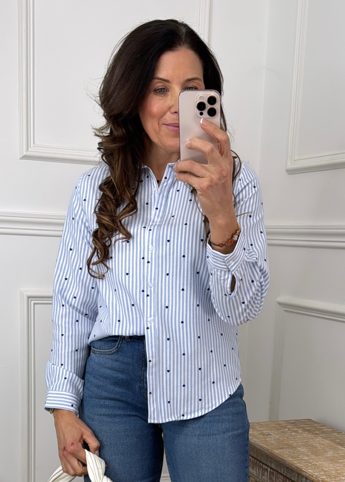 Libra Blue Stripe Shirt