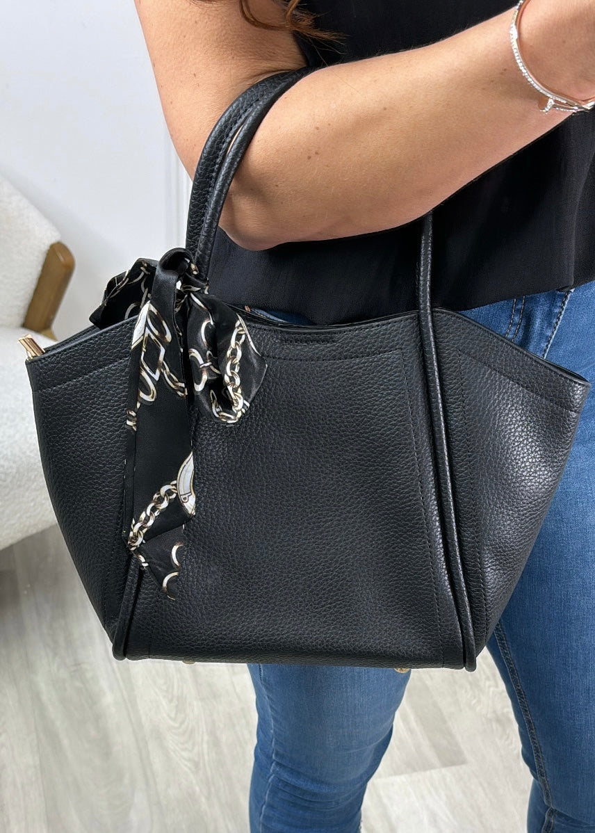 Kirby Black Tote Bag