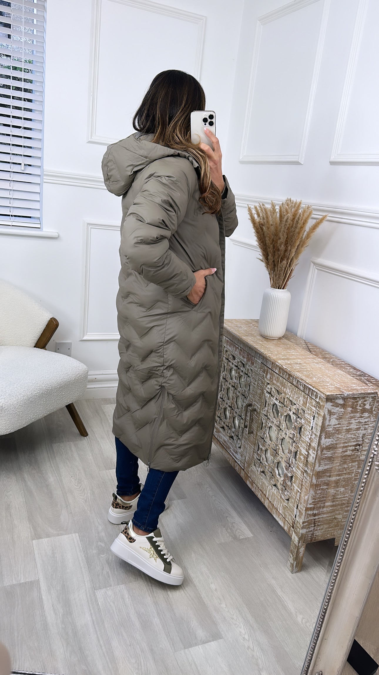 Johanna Taupe Padded Jacket