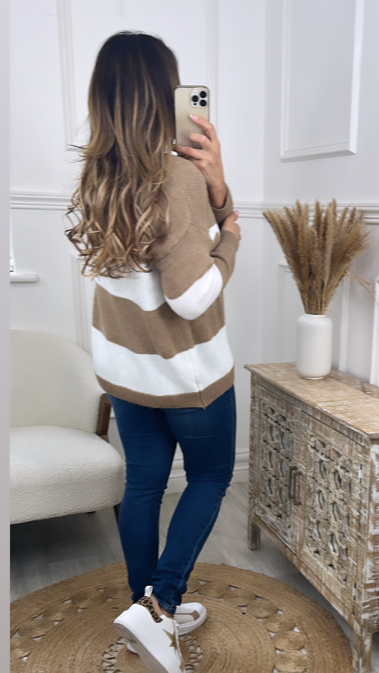 Marsali Camel Heart Jumper