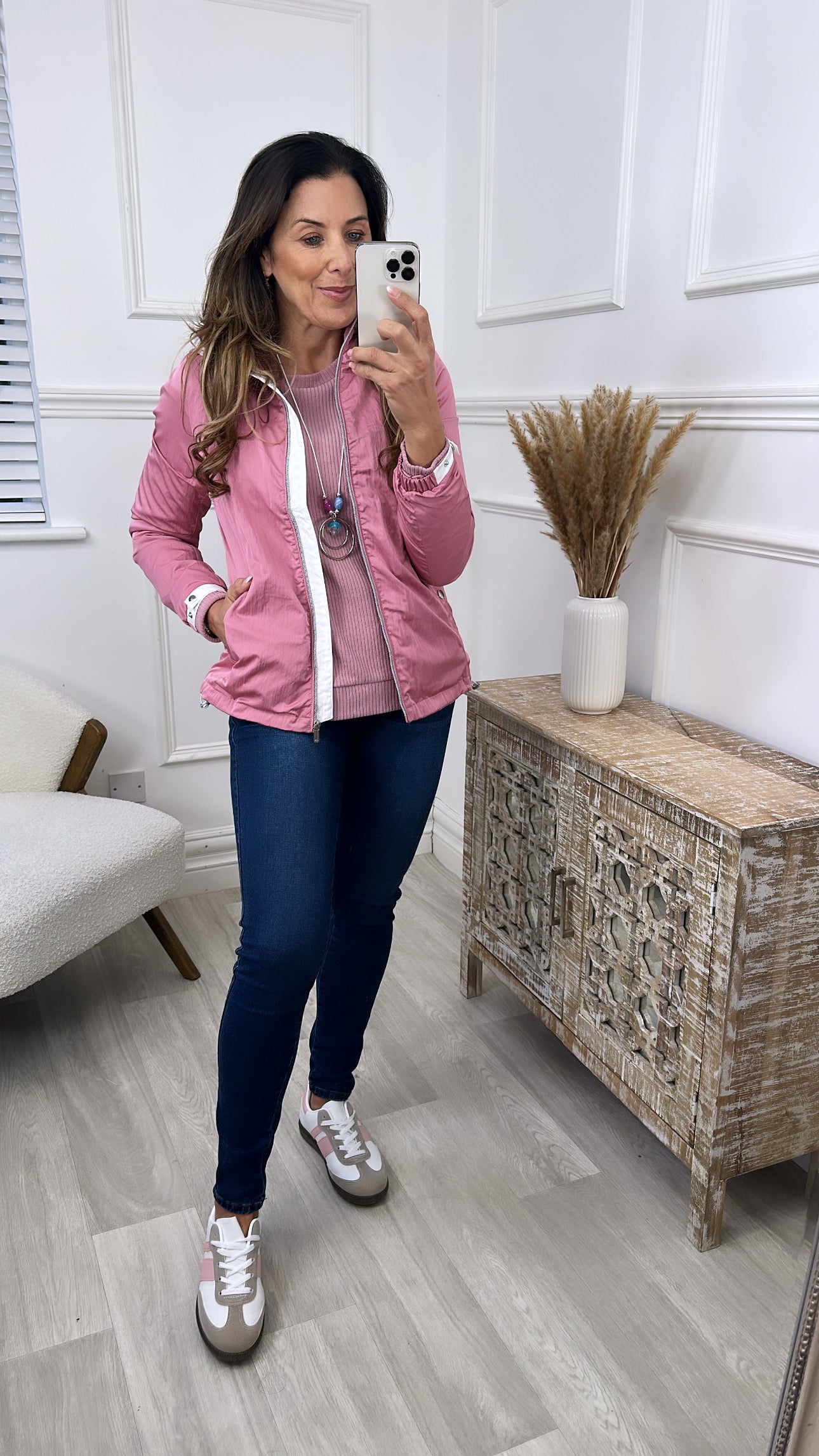 Emary Vintage Rose Rain Jacket