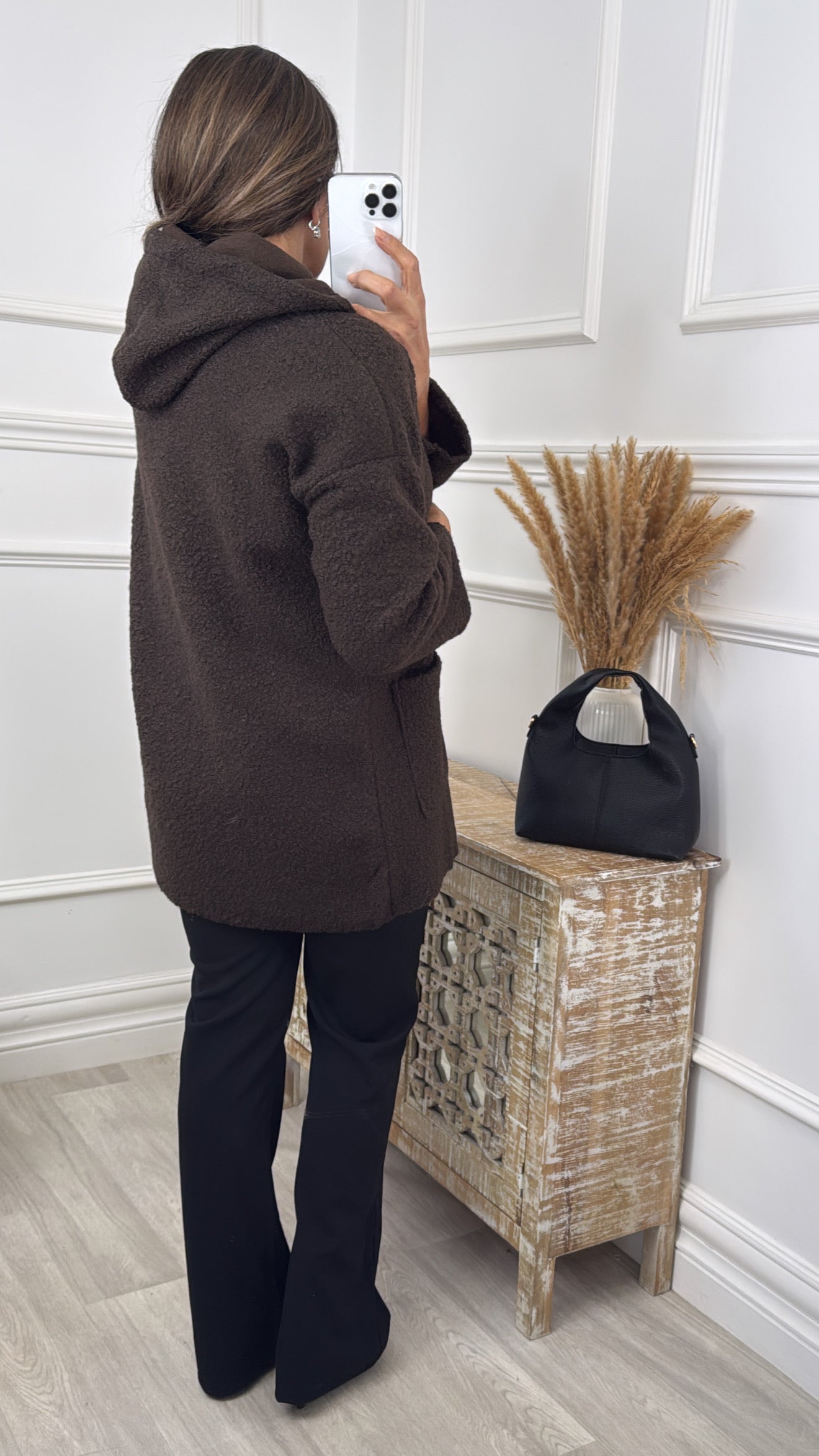 Kylie Brown Hooded Coatigan