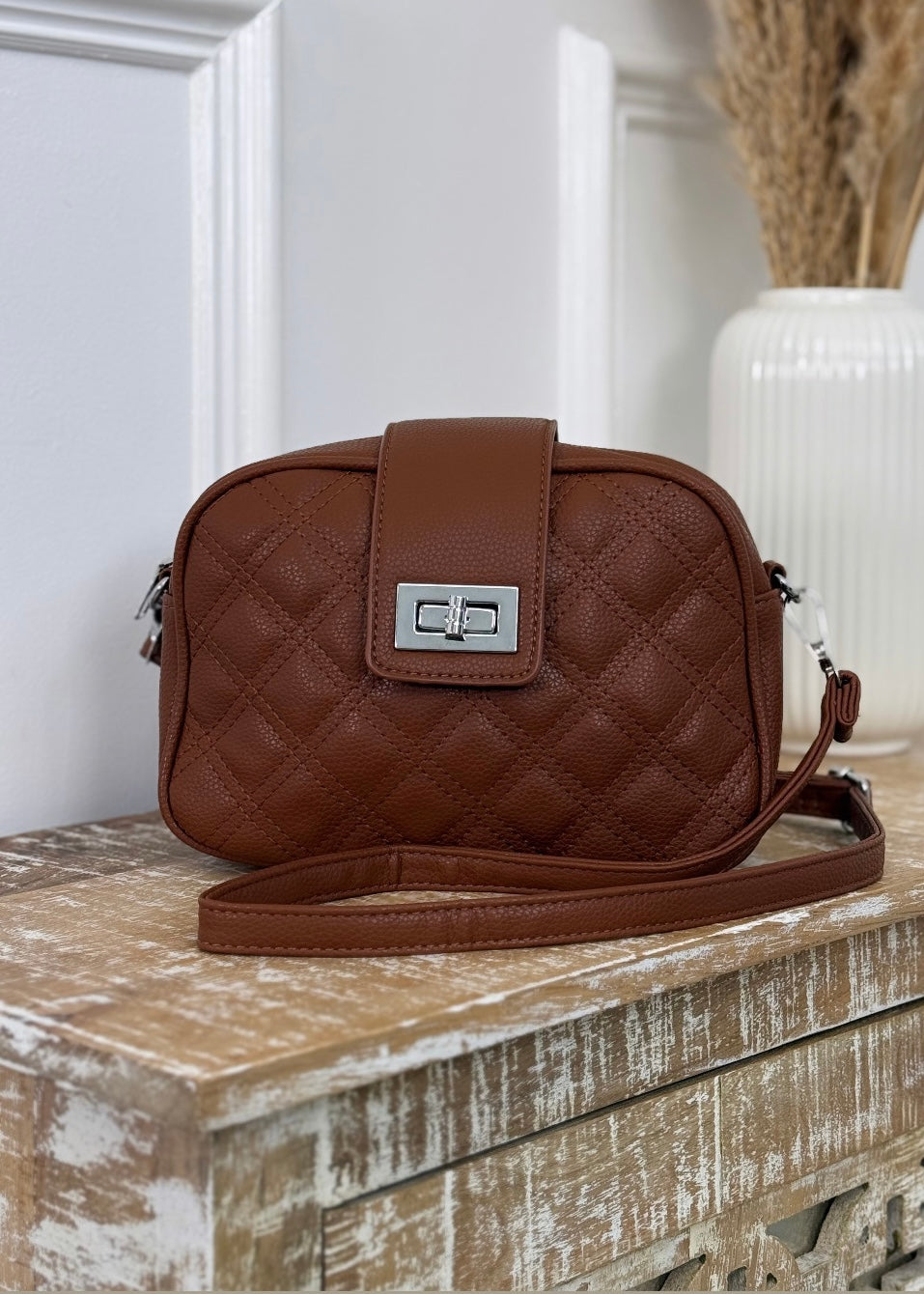 Lynda Brown Quilted Bag