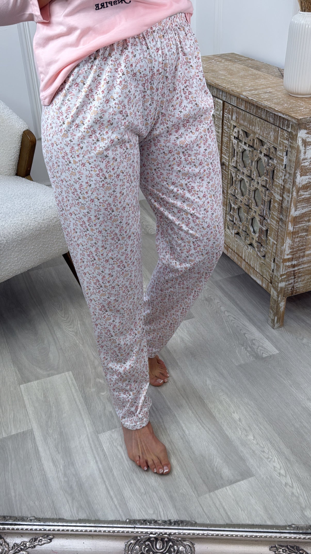 Shania Pink Heart Pajama