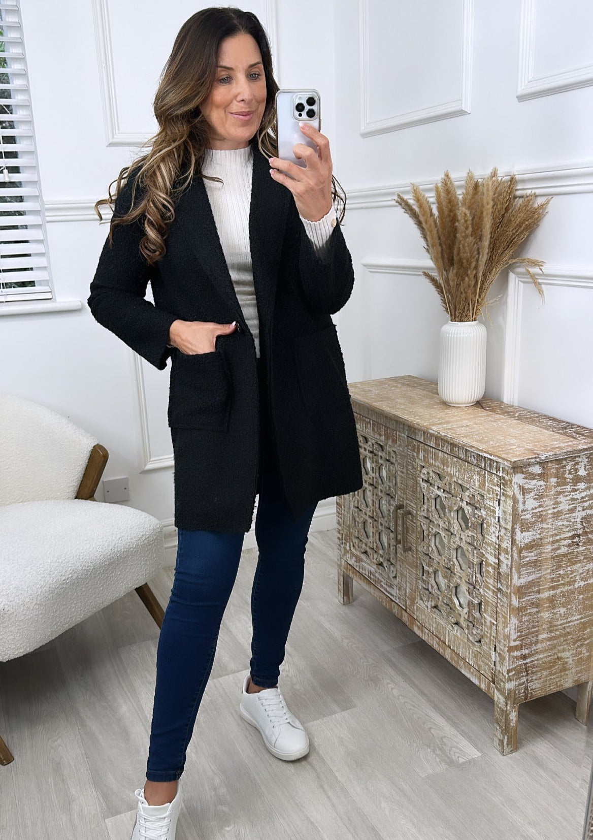 Judith Black One Button Coat