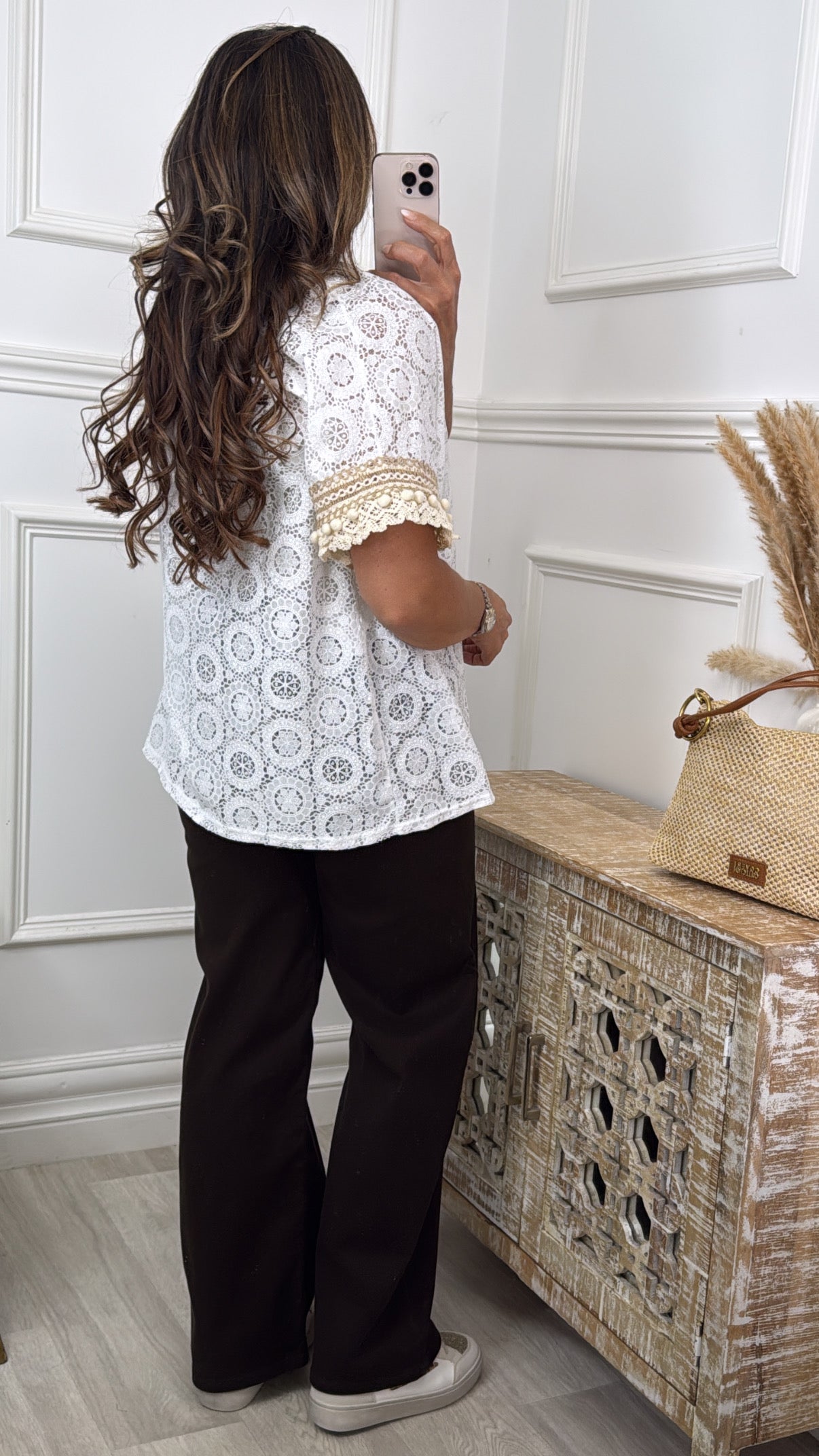 Madison Brown Wide Leg Jeans