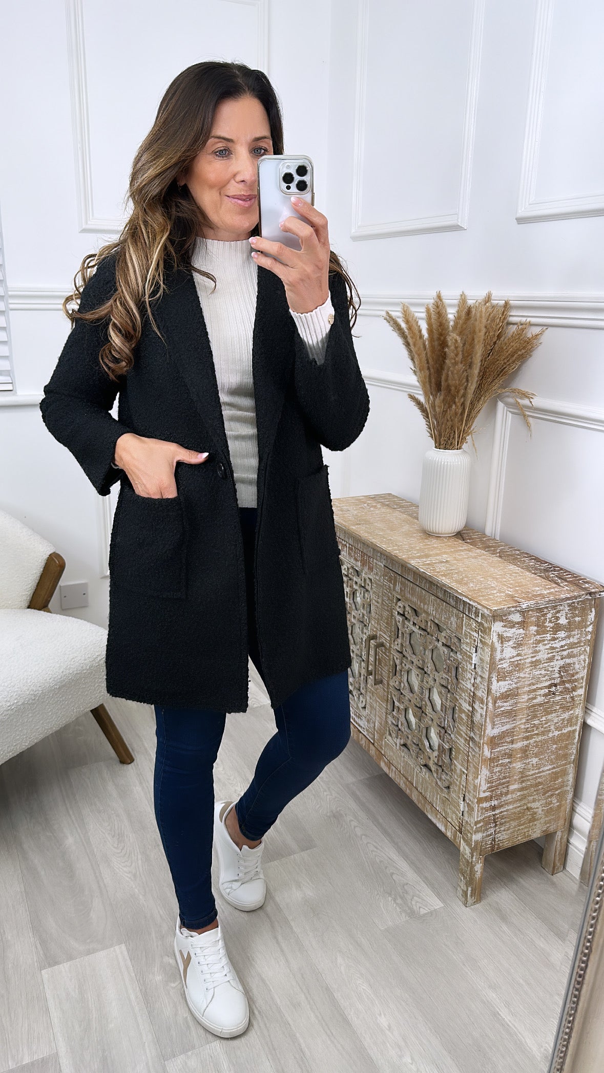 Judith Black One Button Coat