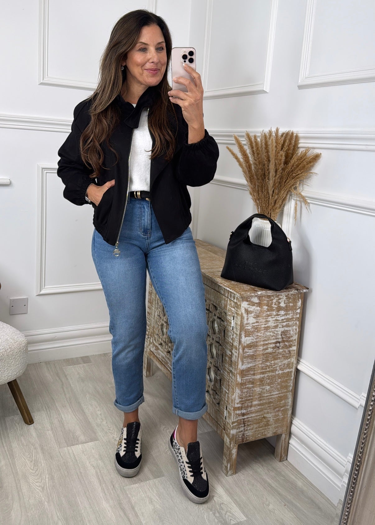 Kerry Black Zip Jacket