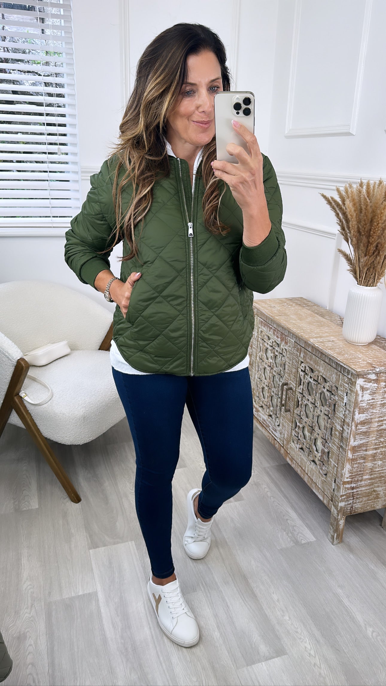 Hayleolivia Rifle Green Bomber Jacket