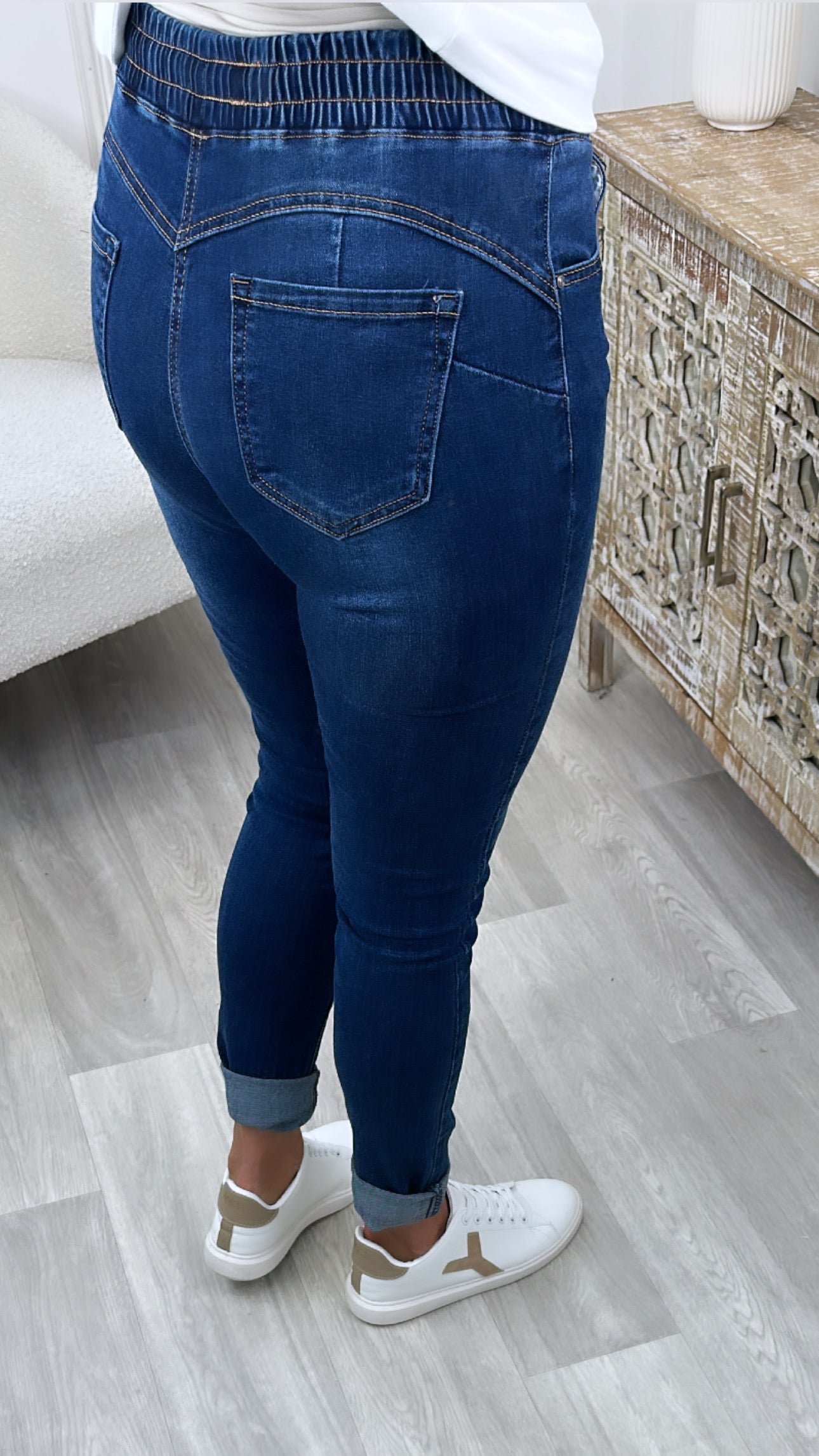 Aileen Dark Blue Skinny Jeans