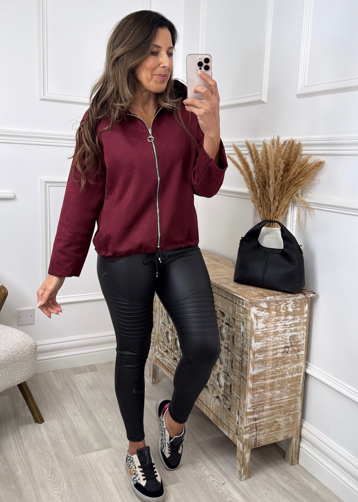 Juniper Wine Hooded Jacket