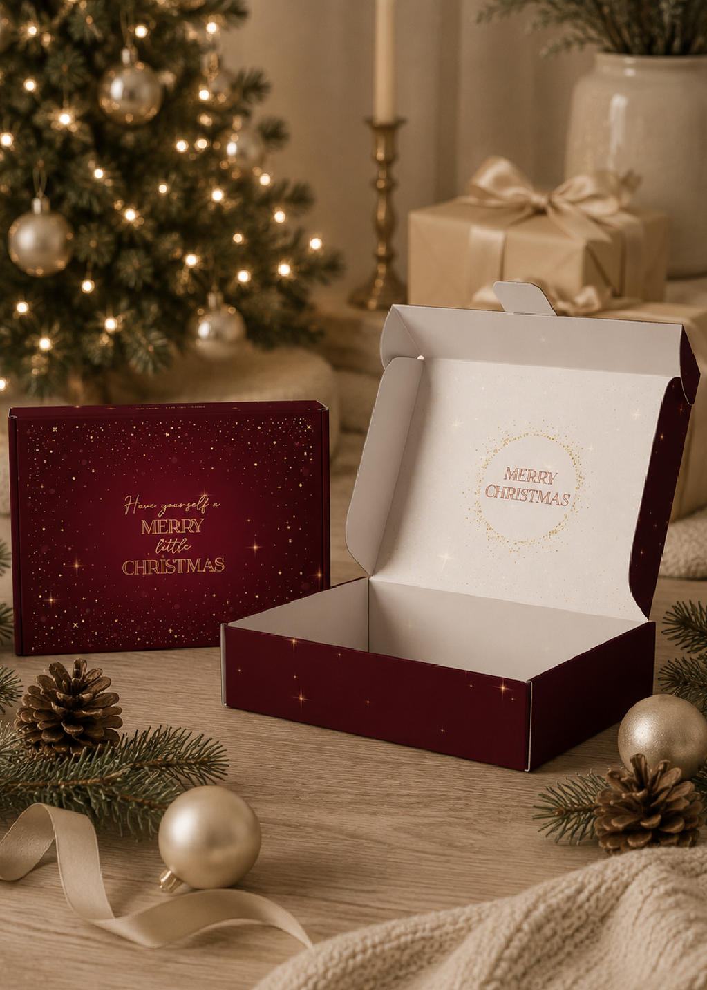 Christmas Gift Box Wine