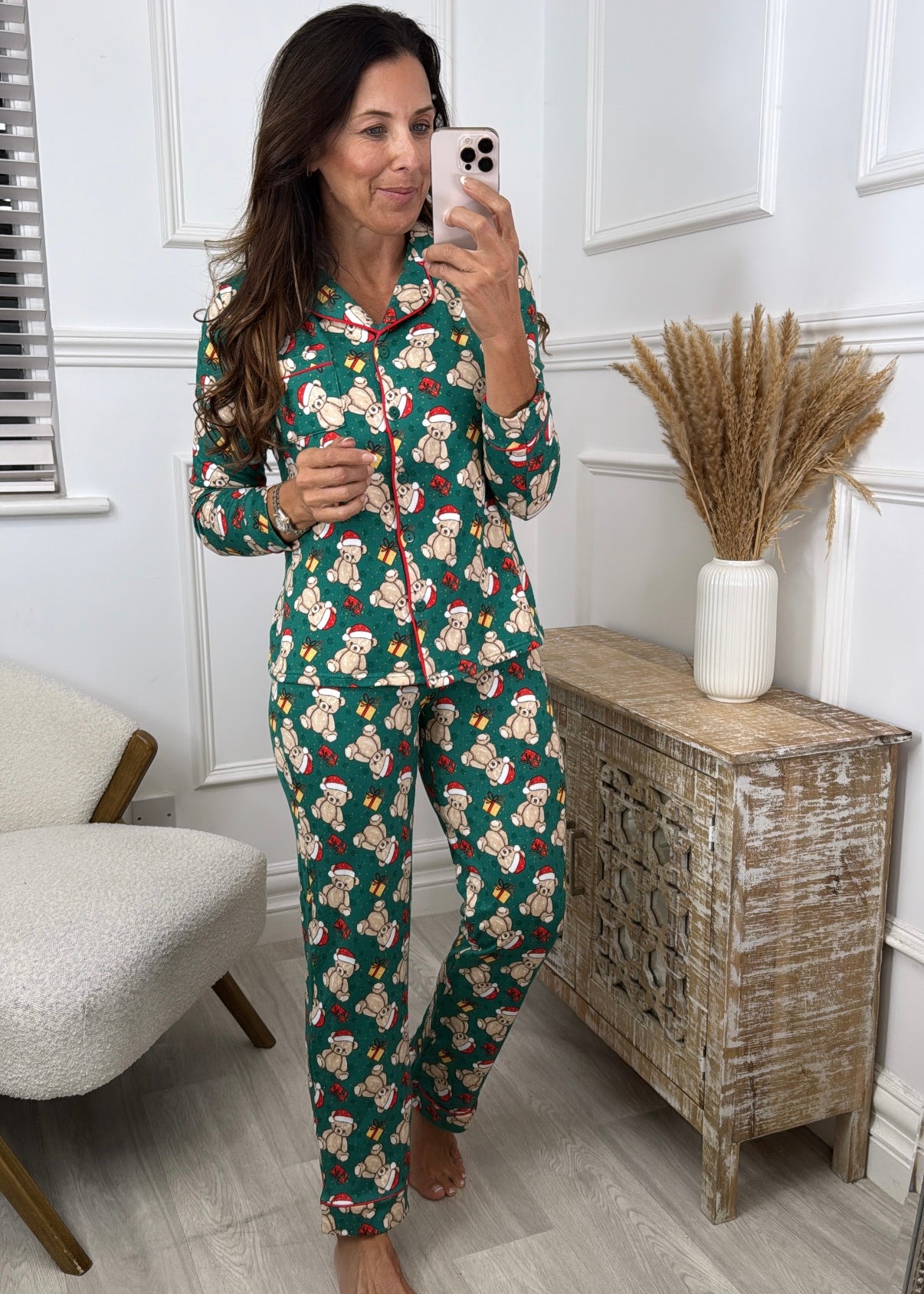Mary Green Christmas Bear Pajama