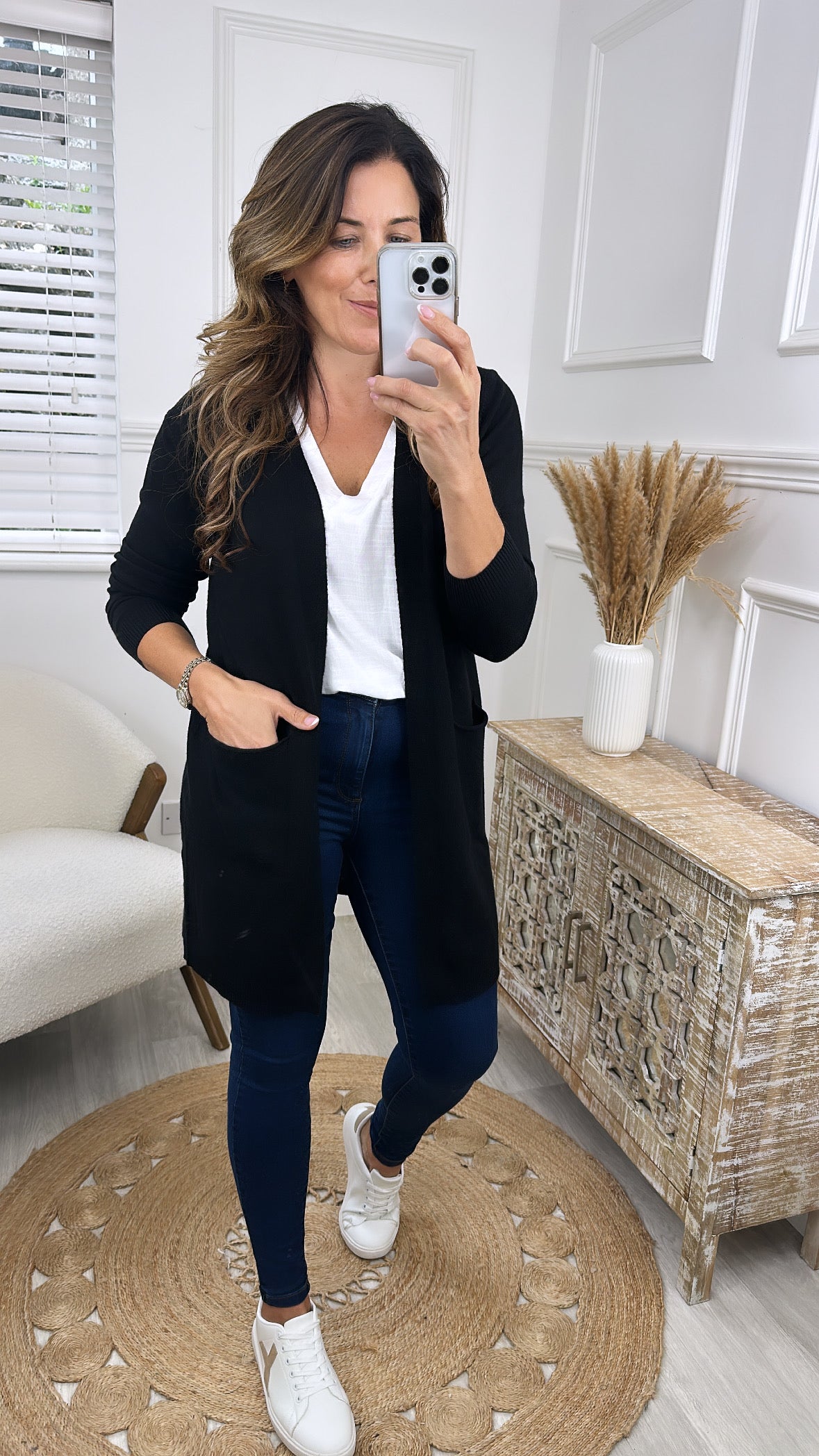Myla Black Edge To Edge Cardigan