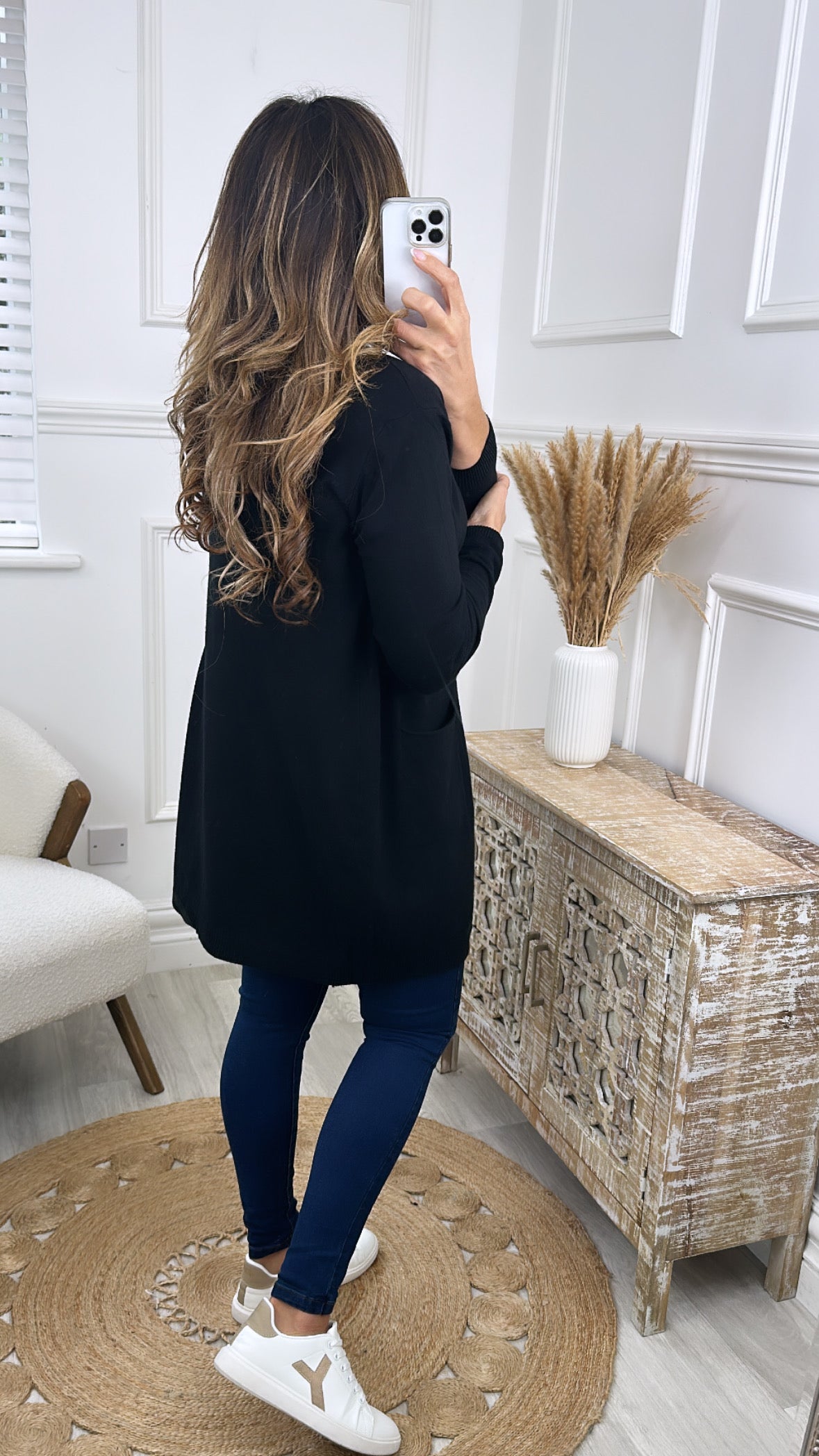 Myla Black Edge To Edge Cardigan