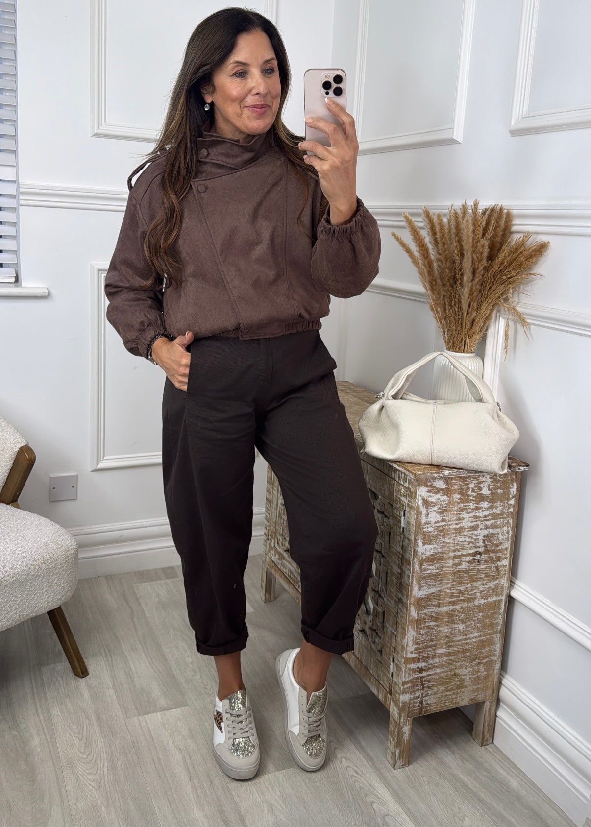Kerry Brown Zip Jacket