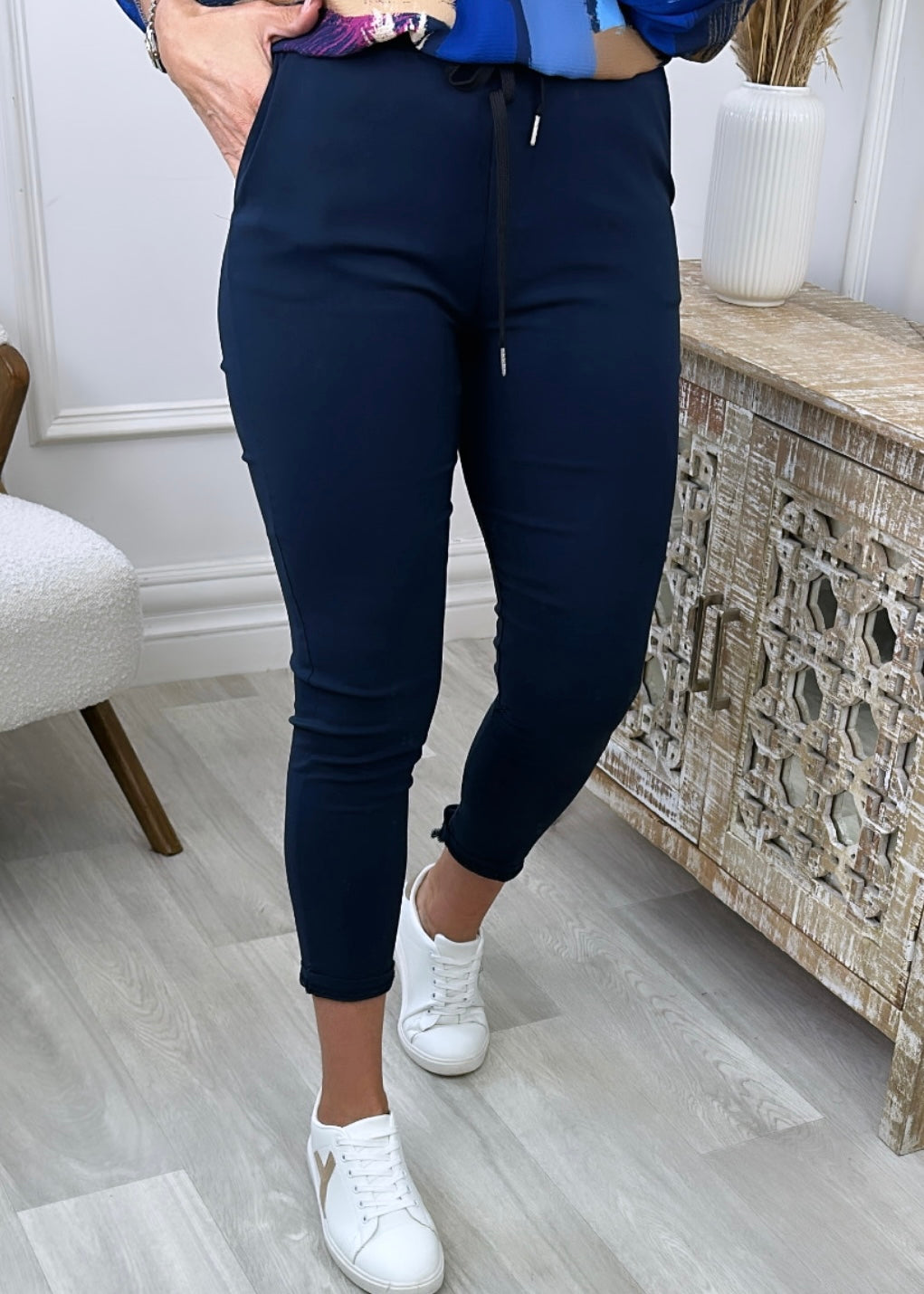 Phoenix Navy Stretch Joggers