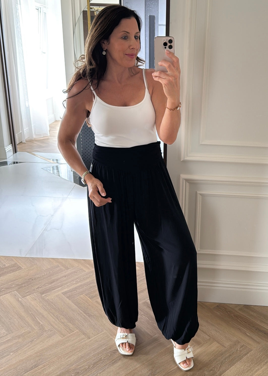 Vicki Black Harem Pants