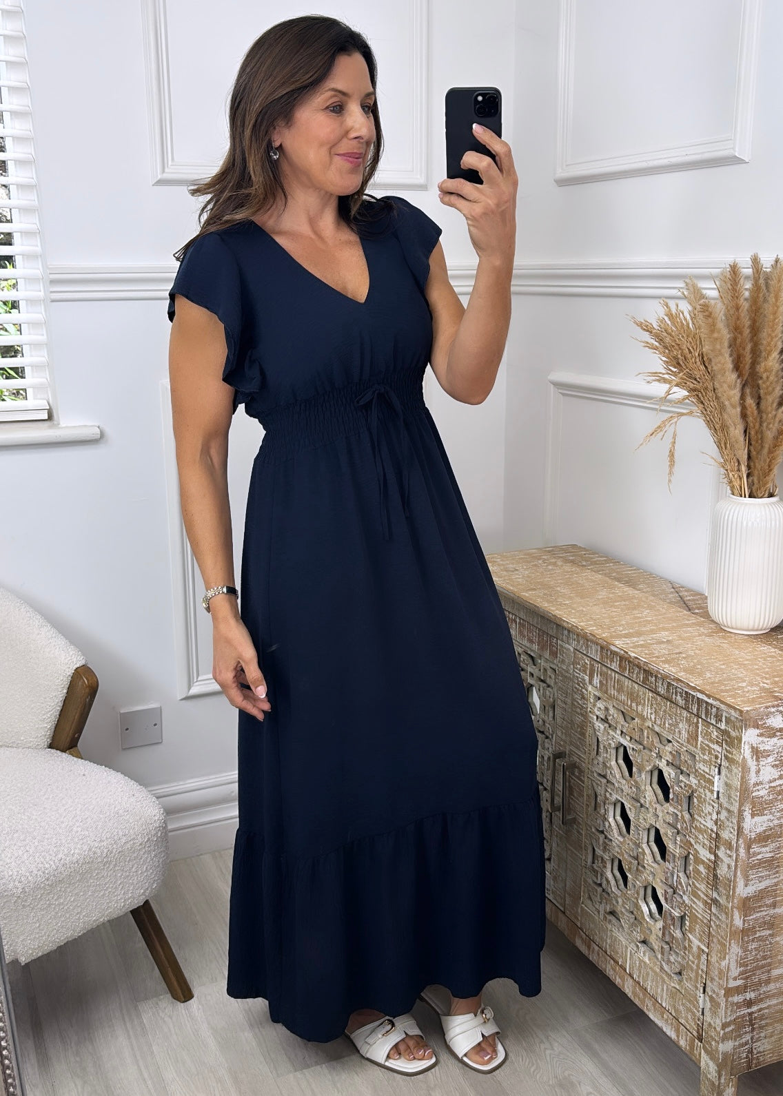 Ciara Navy Maxi Dress