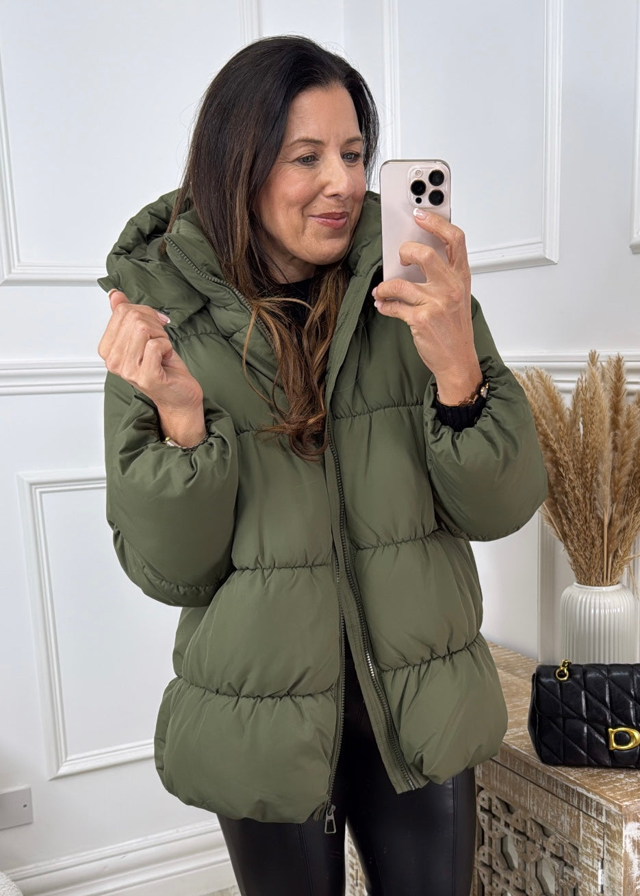 Nio Green Puffer Jacket