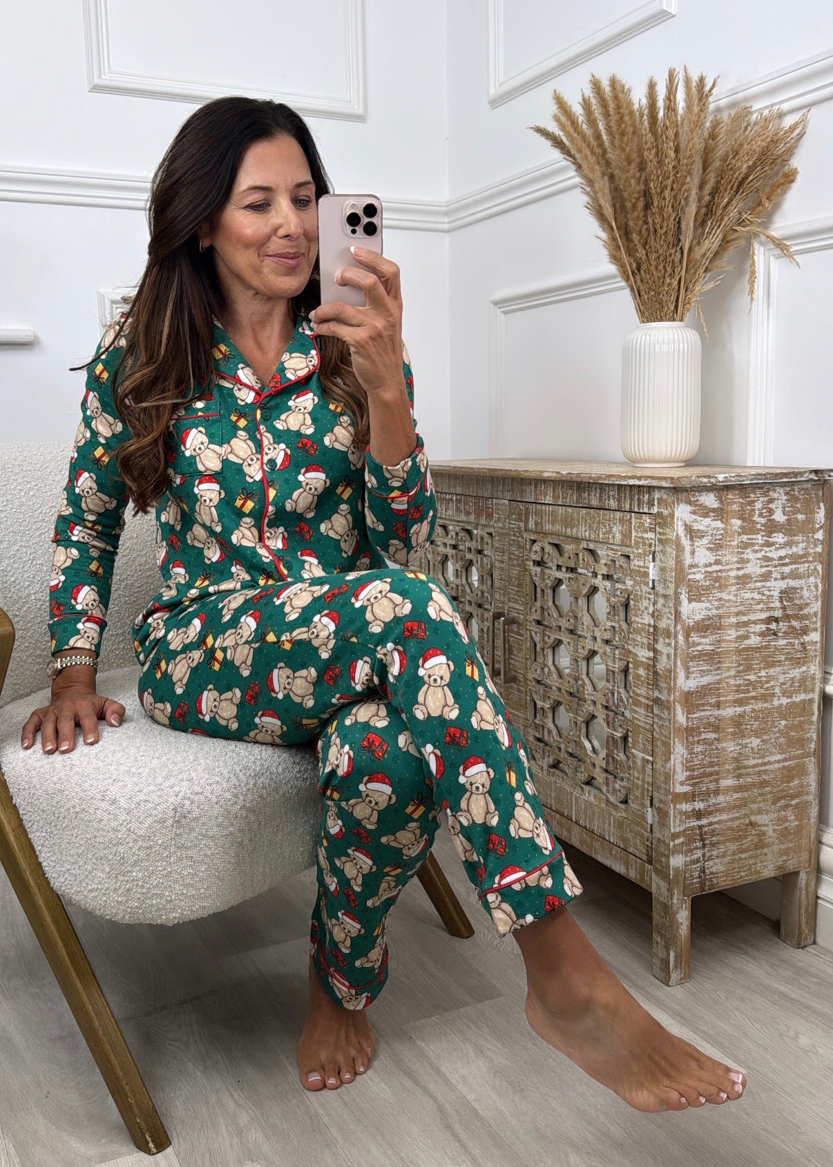 Mary Green Christmas Bear Pajama