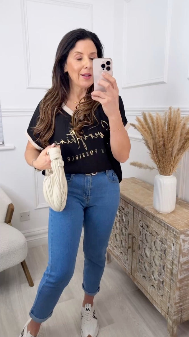 Nancy Black Everything is Possible Top