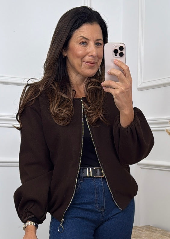 Jessica Brown Bomber Jacket