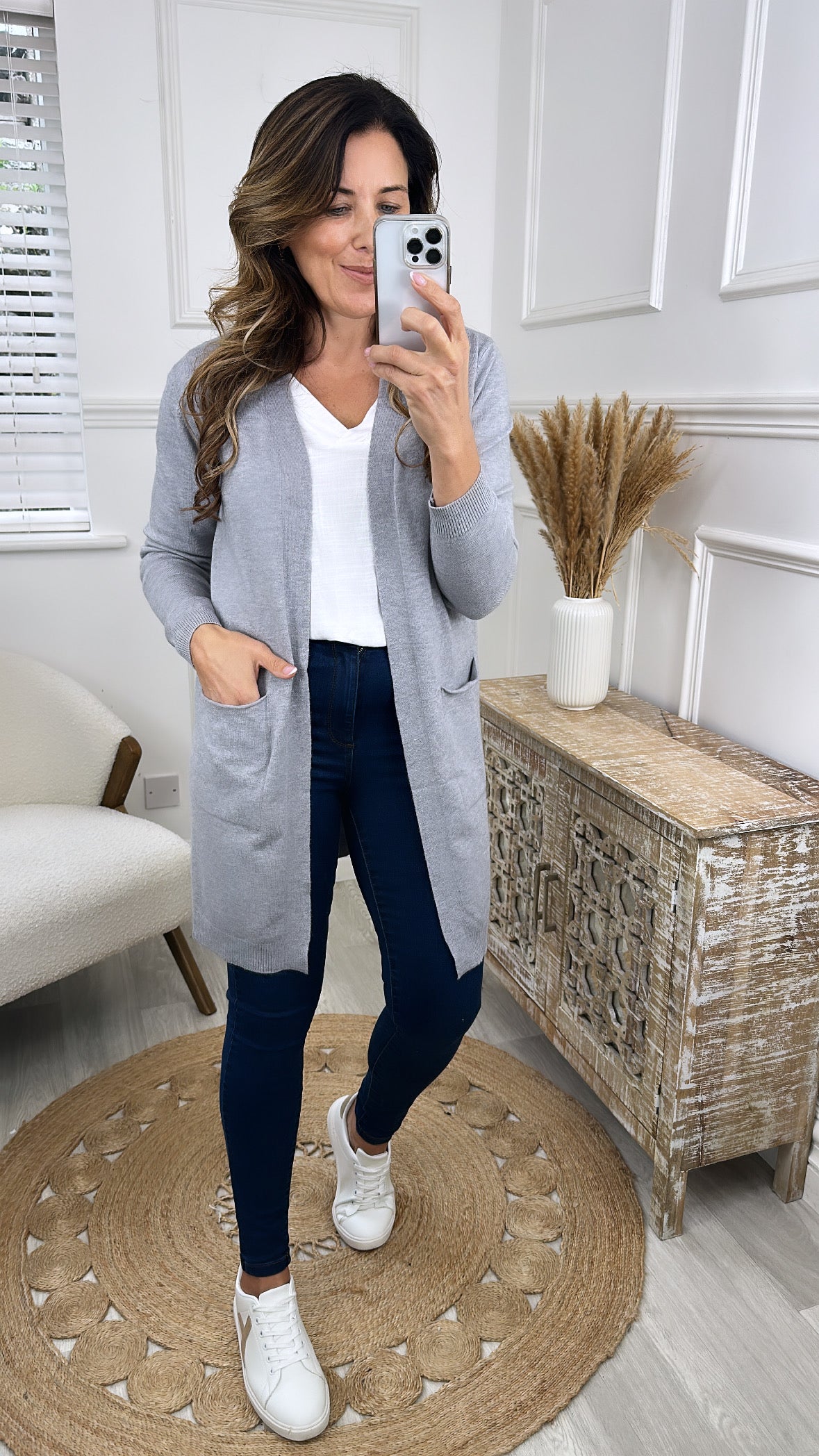 Myla Grey Edge To Edge Cardigan