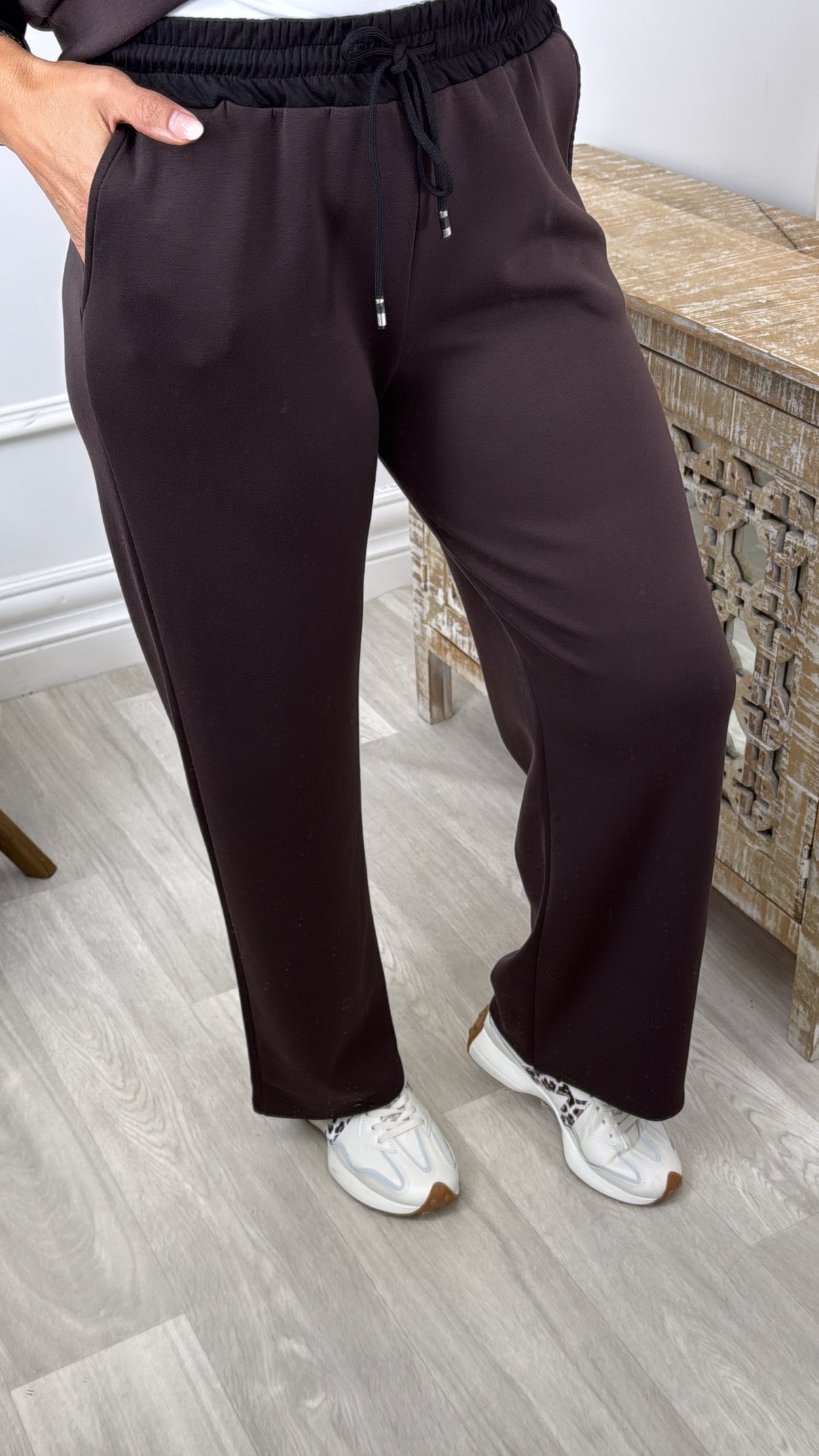 Estella Chocolate Brown Tracksuit