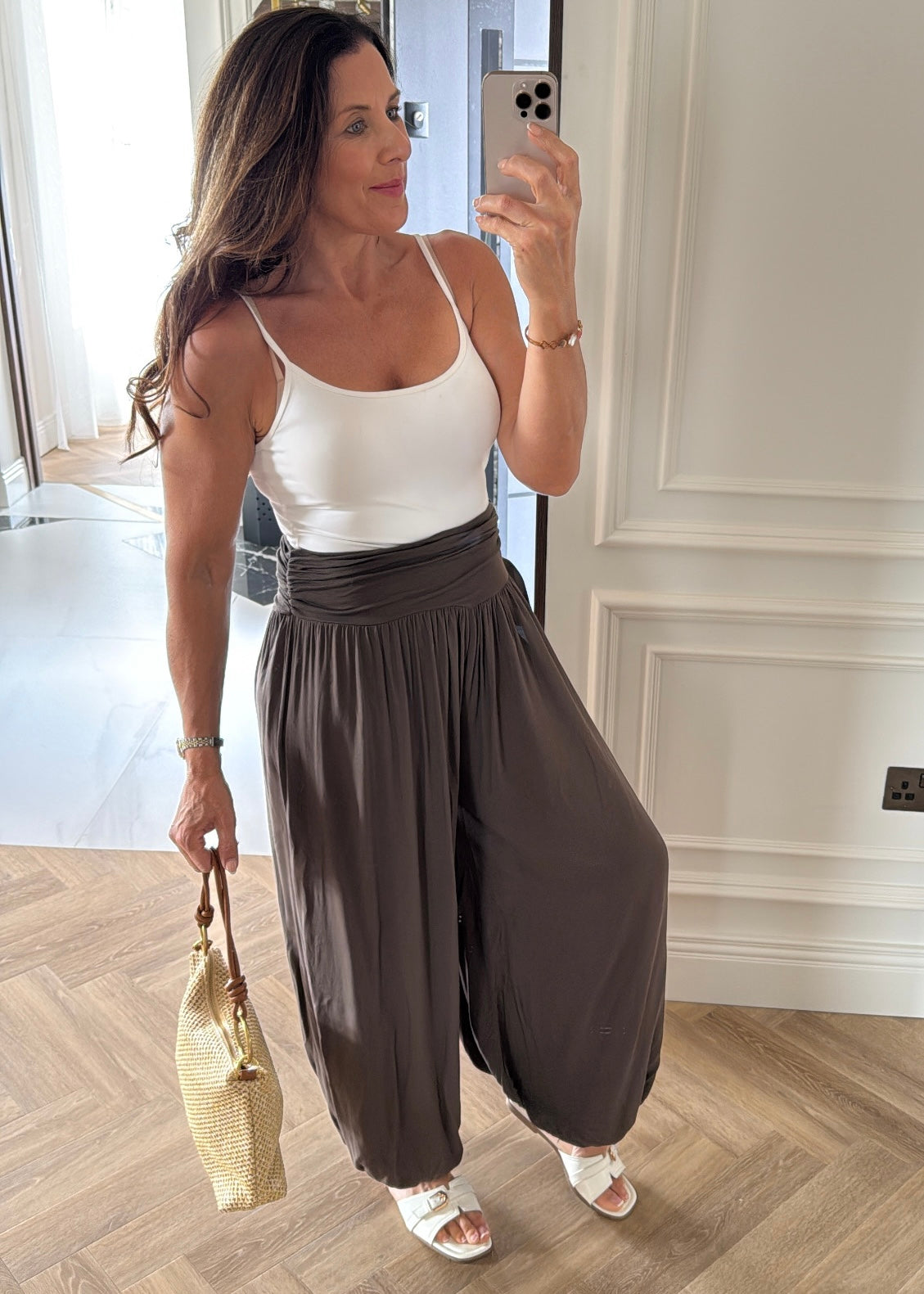 Vicki Brown Harem Pants
