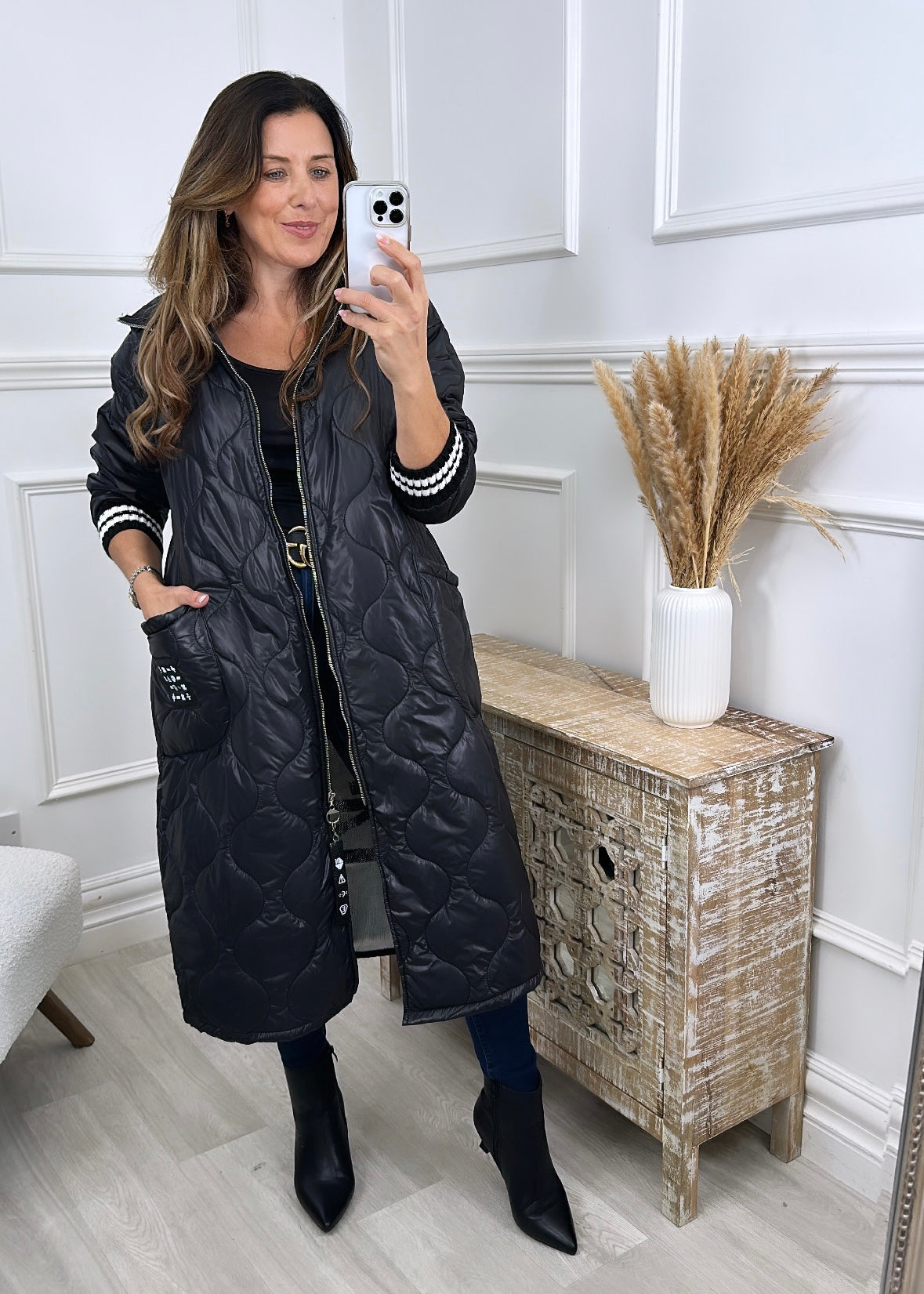 Blake Black REDESIGN Quilt Cardigan