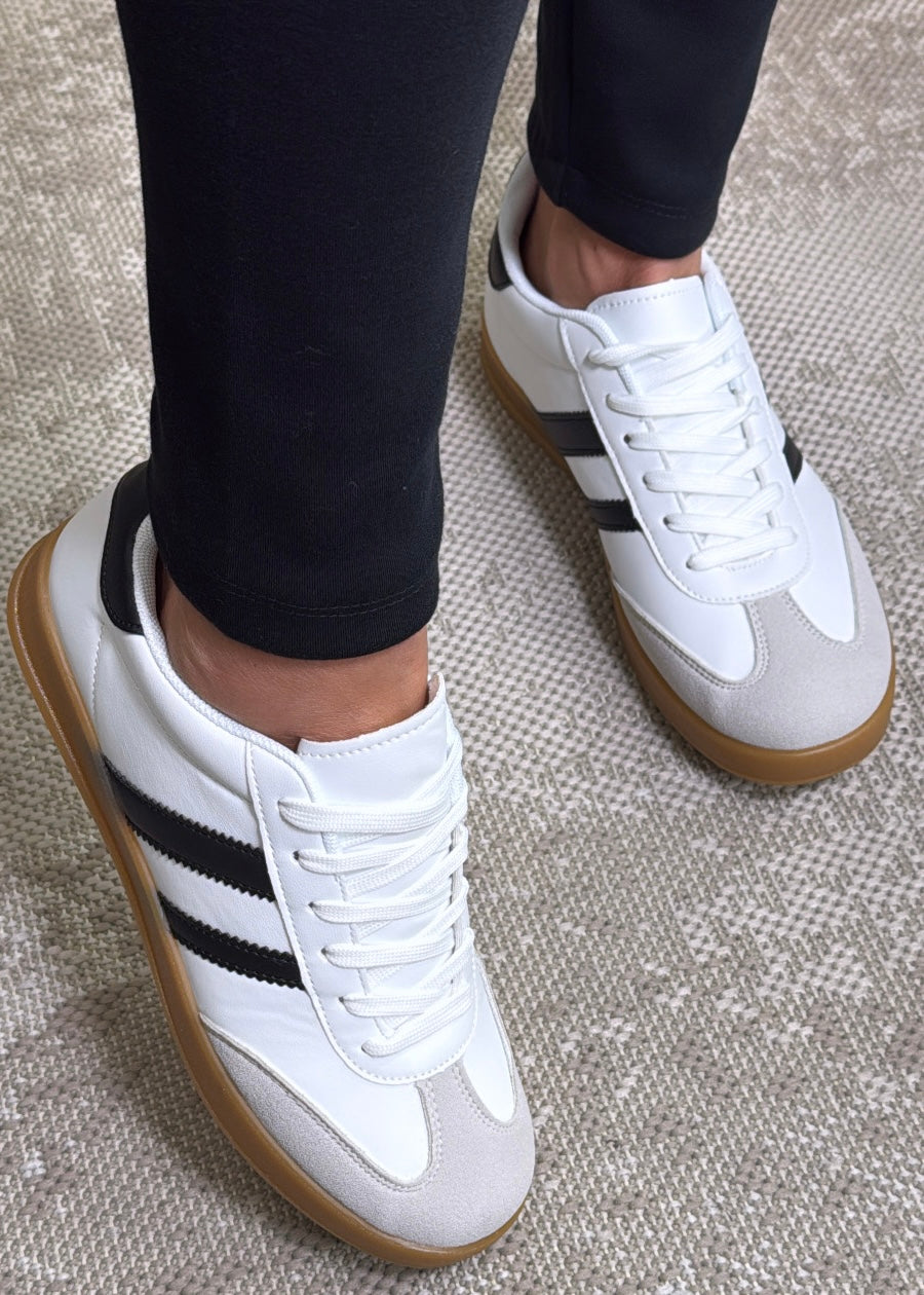 Paloma White Side Stripe Sneakers
