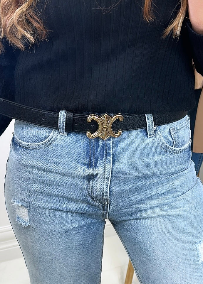 Pamela Black Jeans Belt