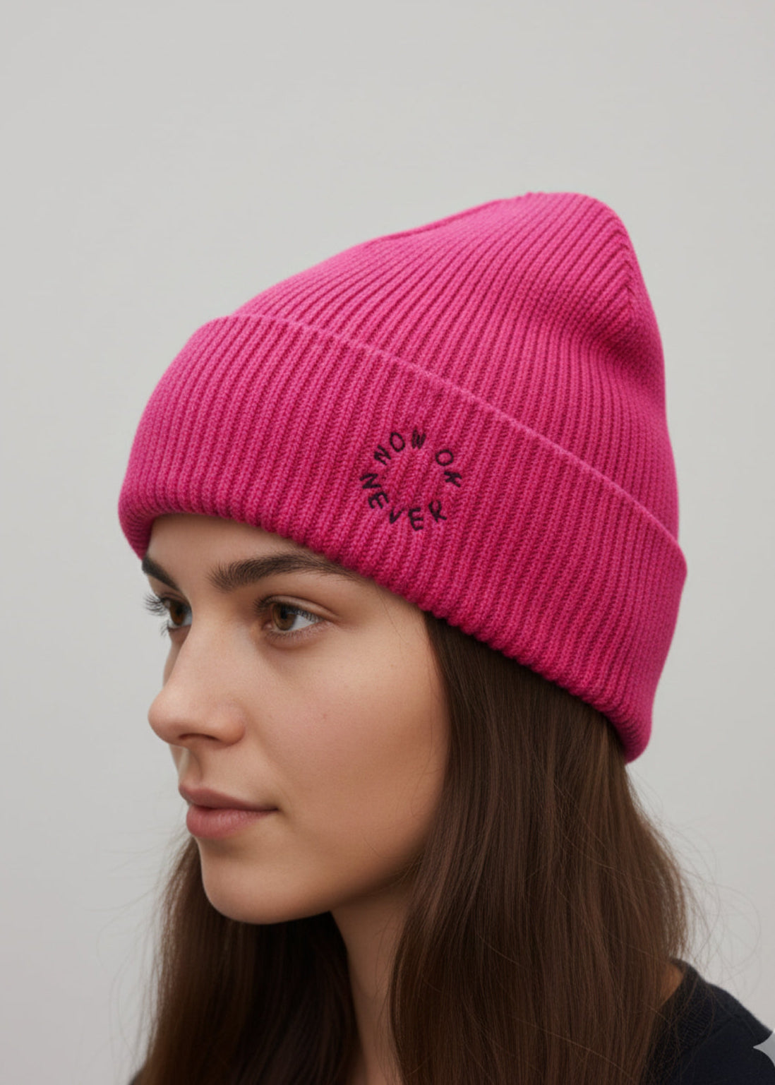 Della Pink Berry Beanie