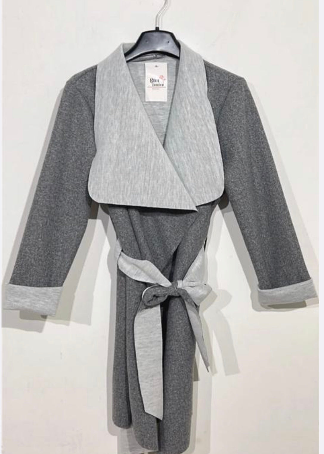 Stef Grey Duster Coat