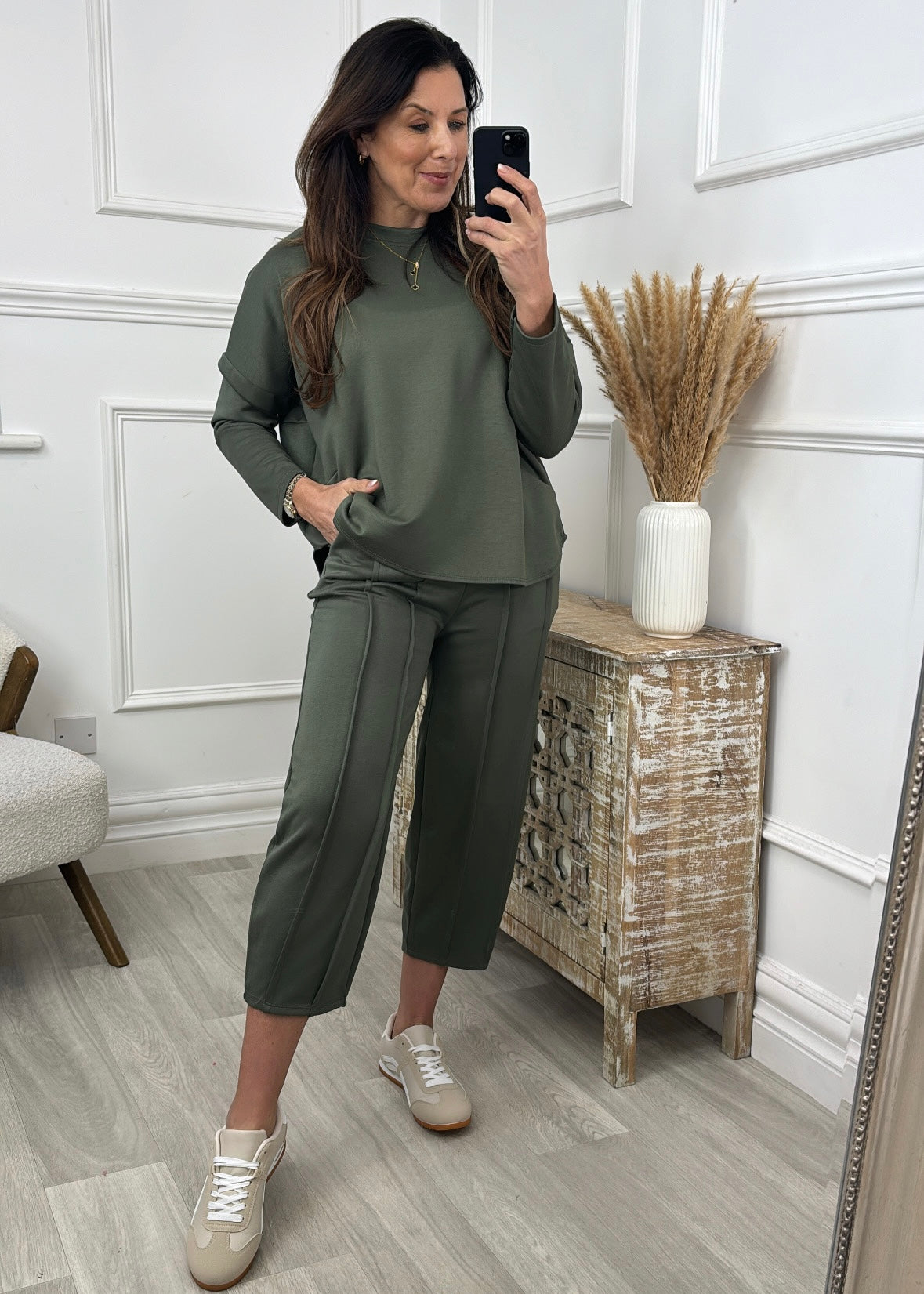 Edel Khaki Seam Detail Set
