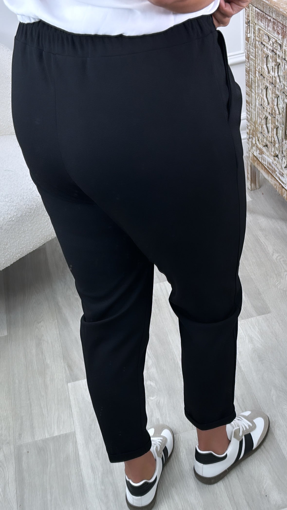 Mairin Black Tailored Trousers