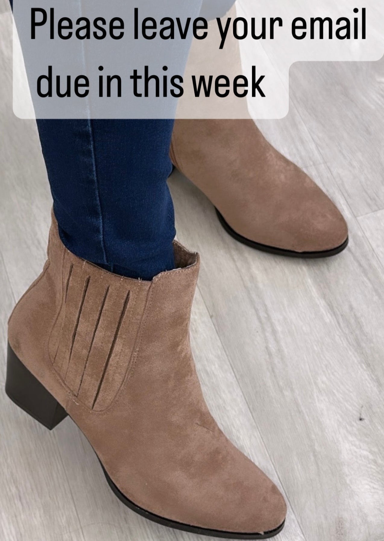 Bella Light Brown Ankle Boots