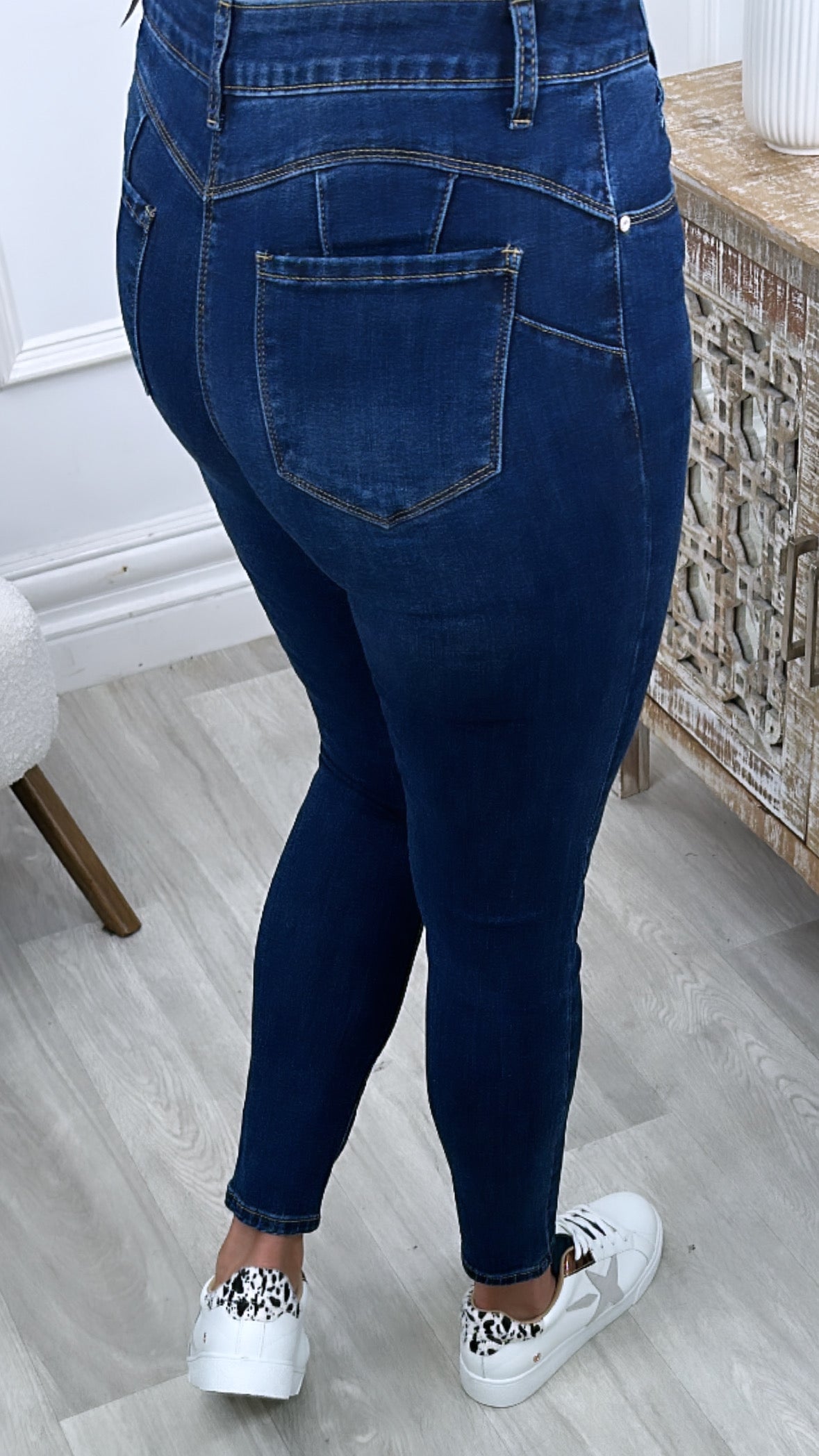 Nicola Dark Blue Skinny Jeans