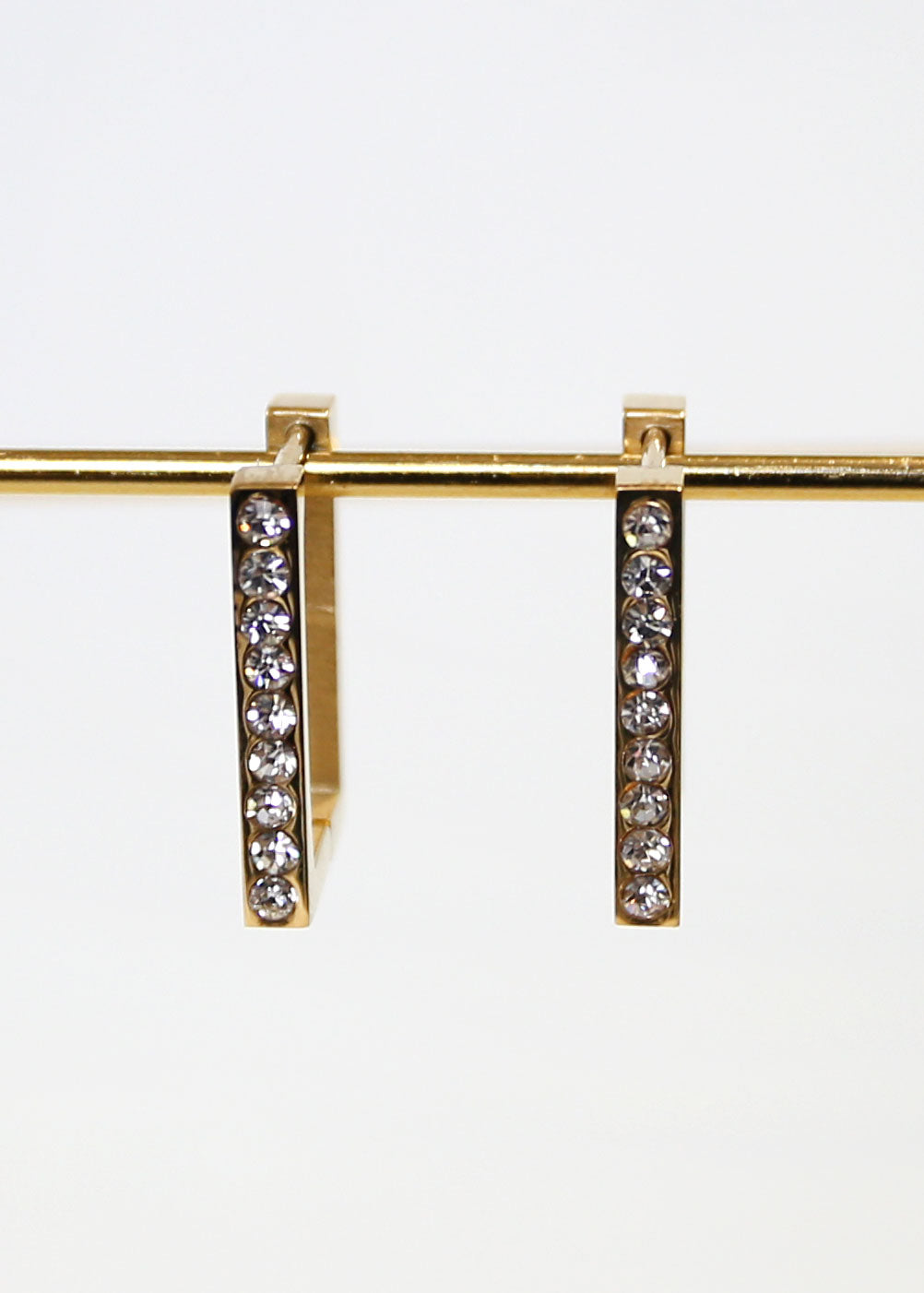 Janny Gold Square Hoop Earrings