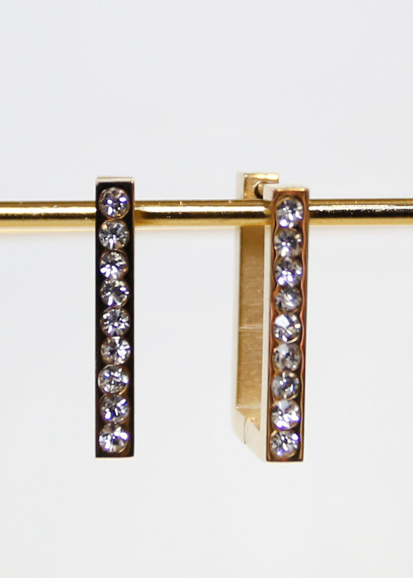 Janny Gold Square Hoop Earrings