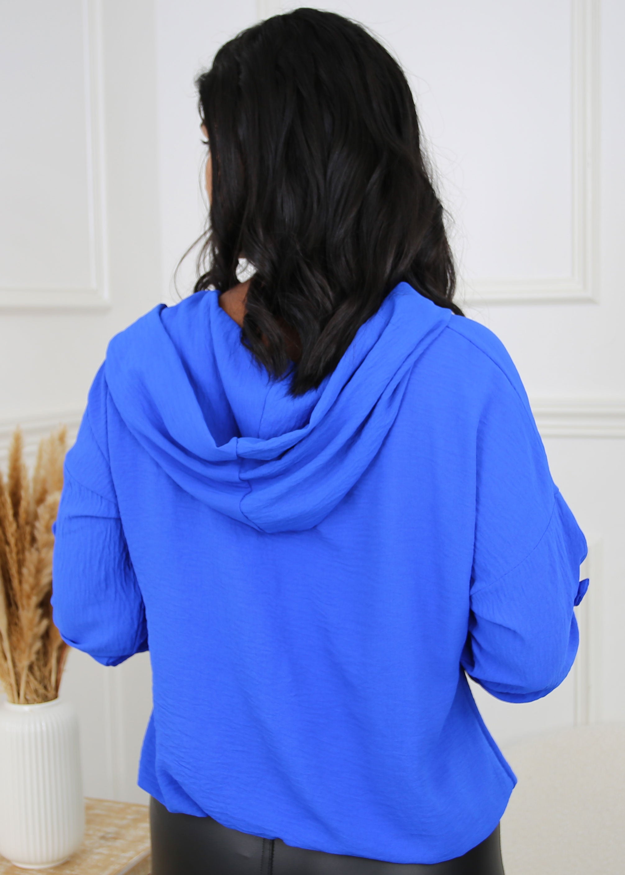 Silvy Royal Blue Snood Neck Tunic