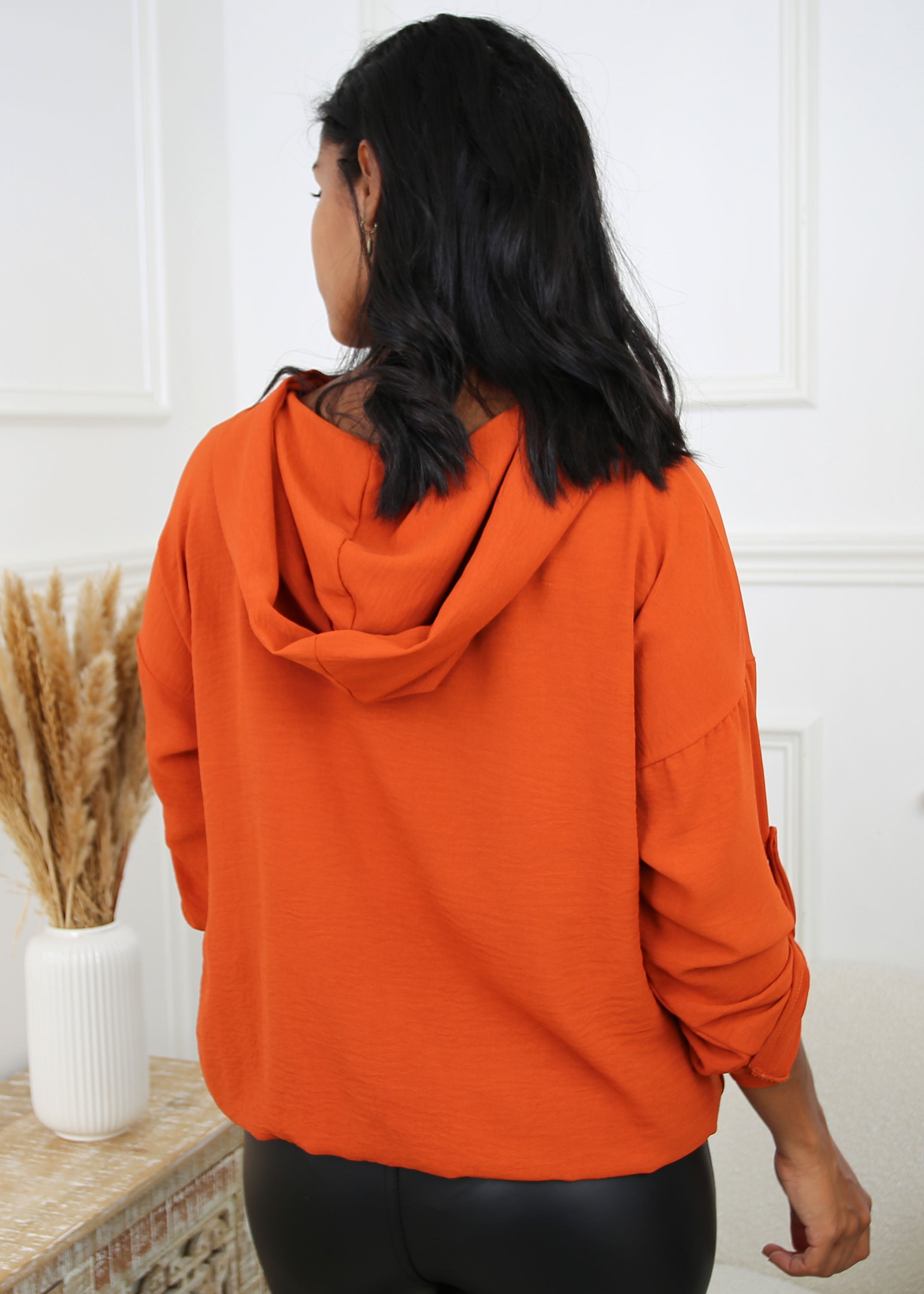 Silvy Terracotta Snood Neck Tunic