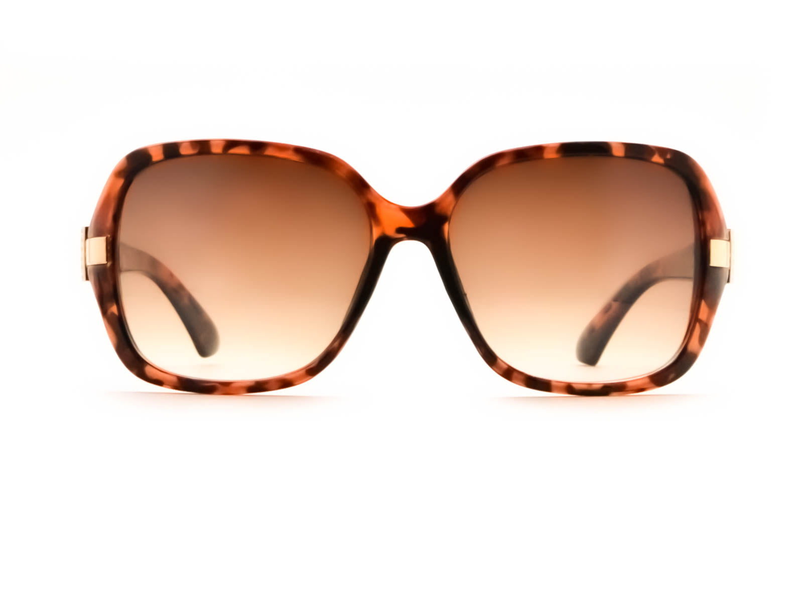 Ketty Brown Gold Side Detail Sunglasses